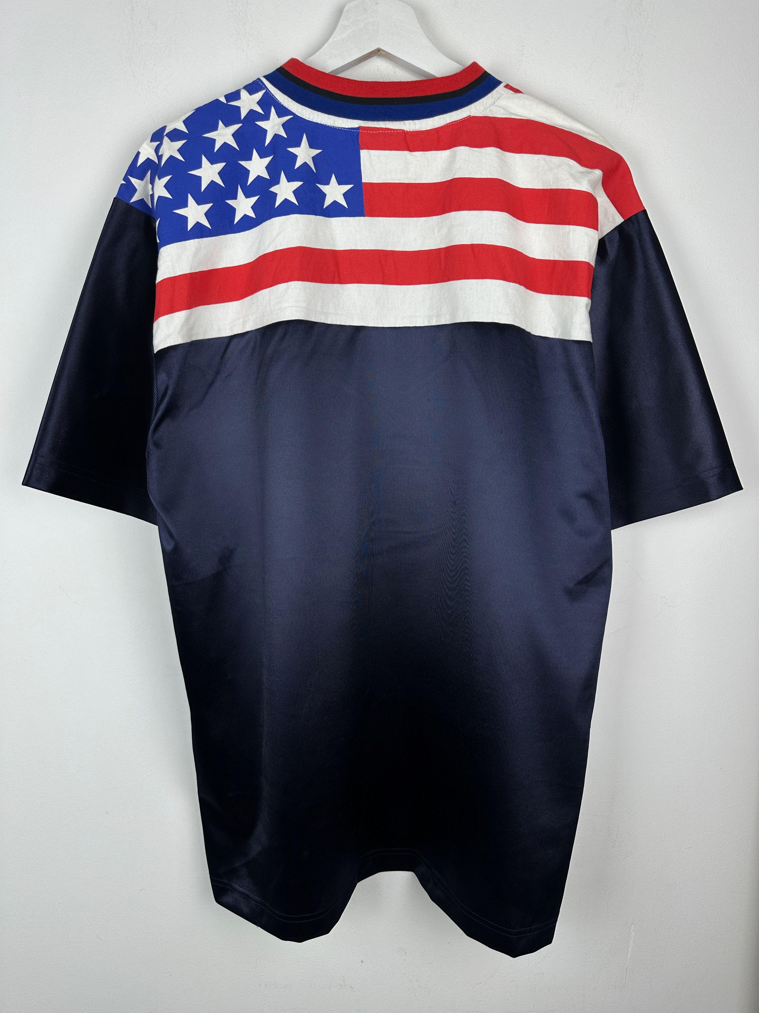 Wu-Tang Clan Wu-Tang Clan 90s Vintage USA Flag Jersey T Shirt Tee Rap Size US XL / EU 56 / 4 - 8 Thumbnail