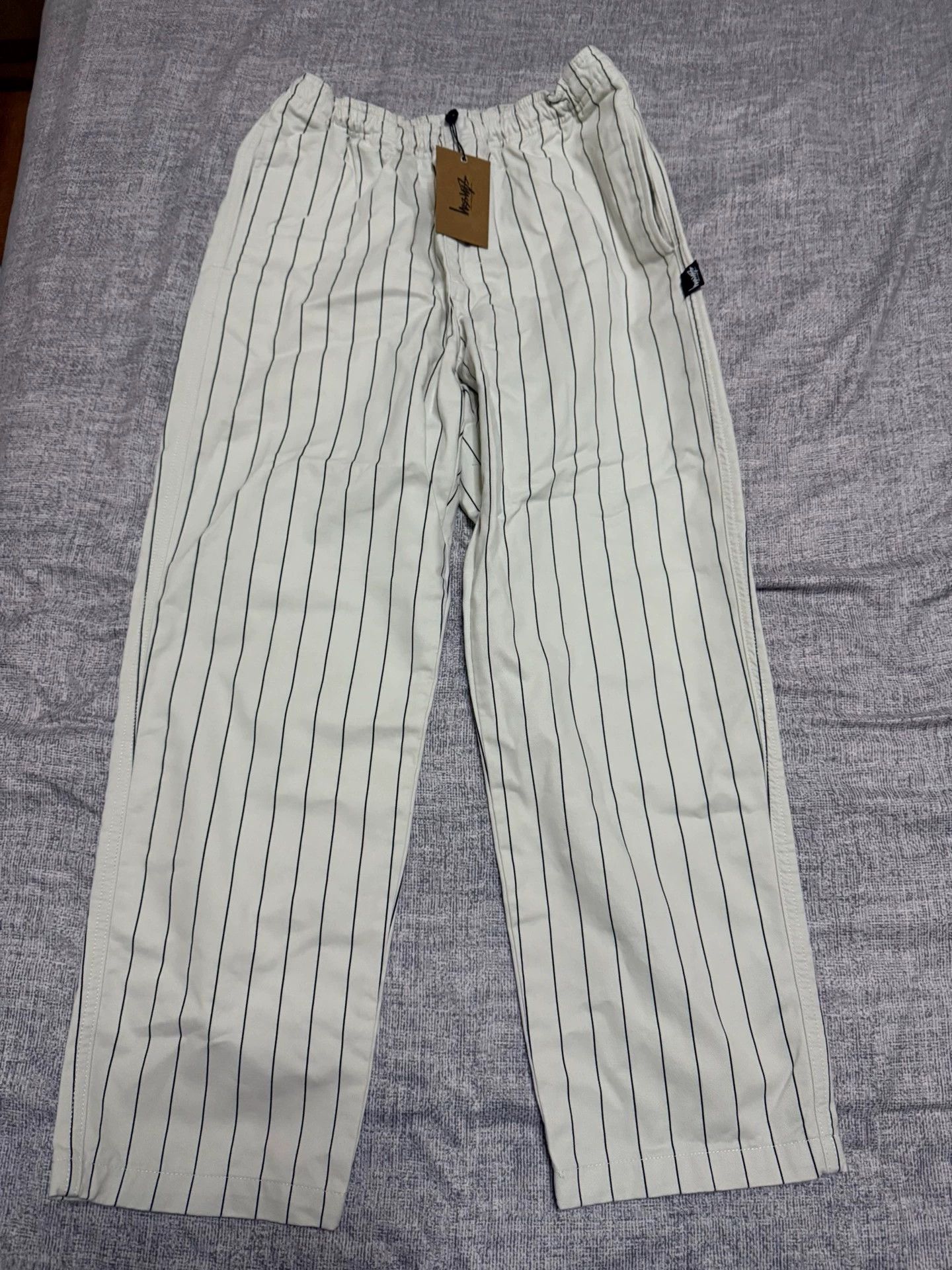 Stussy Stussy Striped Brushed Beach Pant S New With Tags Size US 29 - 1 Thumbnail