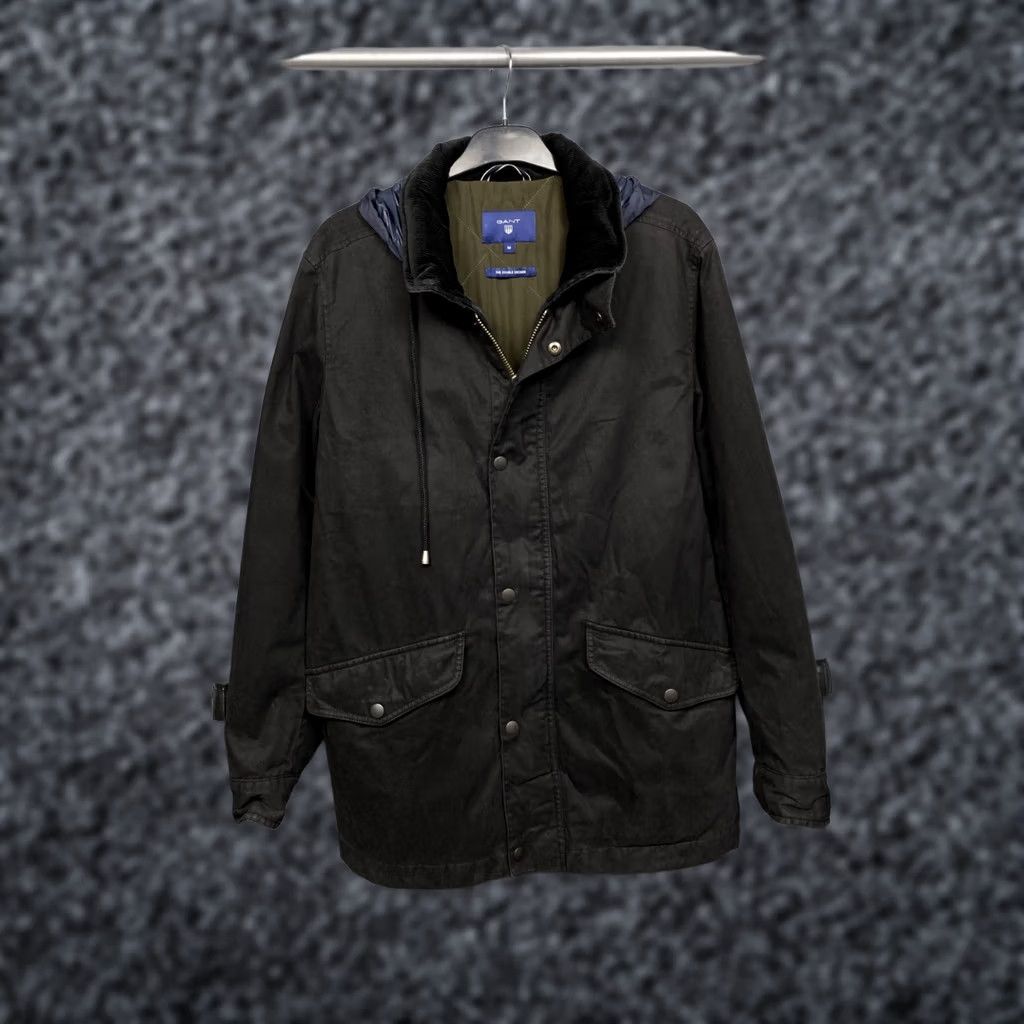 Gant VINTAGE GANT The Double Decker Jacket Mens M Black Cotton Windbreaker Shirt Size US M / EU 48-50 / 2 - 1 Thumbnail