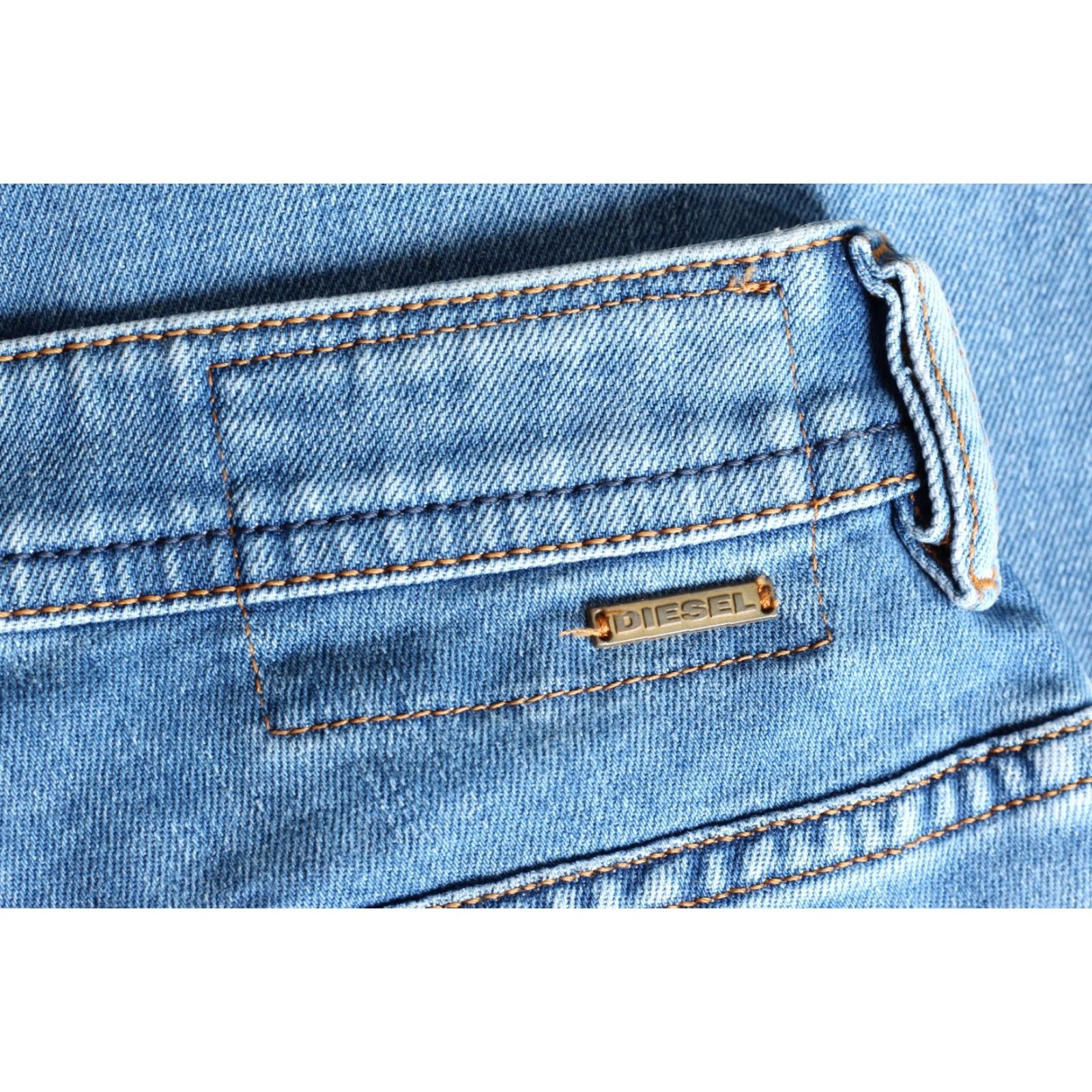 Diesel DIESEL Thommer 087AR Jeans Men 32/34 Slim Skinny Stretch DZ5348 Blue Denim 5-Pocket Rise Mid Regular Size W32/L34 Mens Size US 32 / EU 48 - 5 Thumbnail