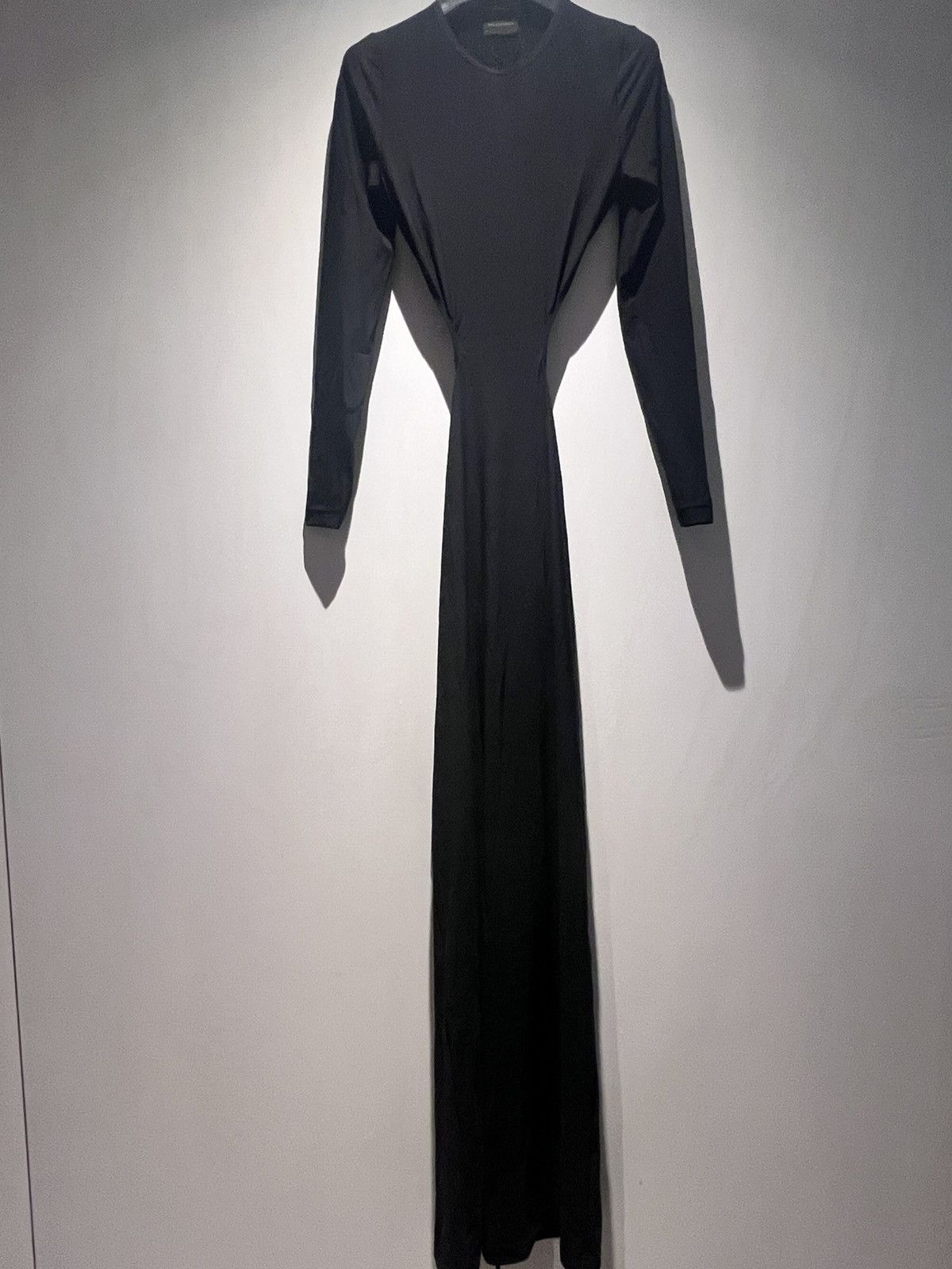 Balenciaga Black lightweight jersey cut-out maxi dress Size XXS / US 00 / IT 34 - 3 Thumbnail