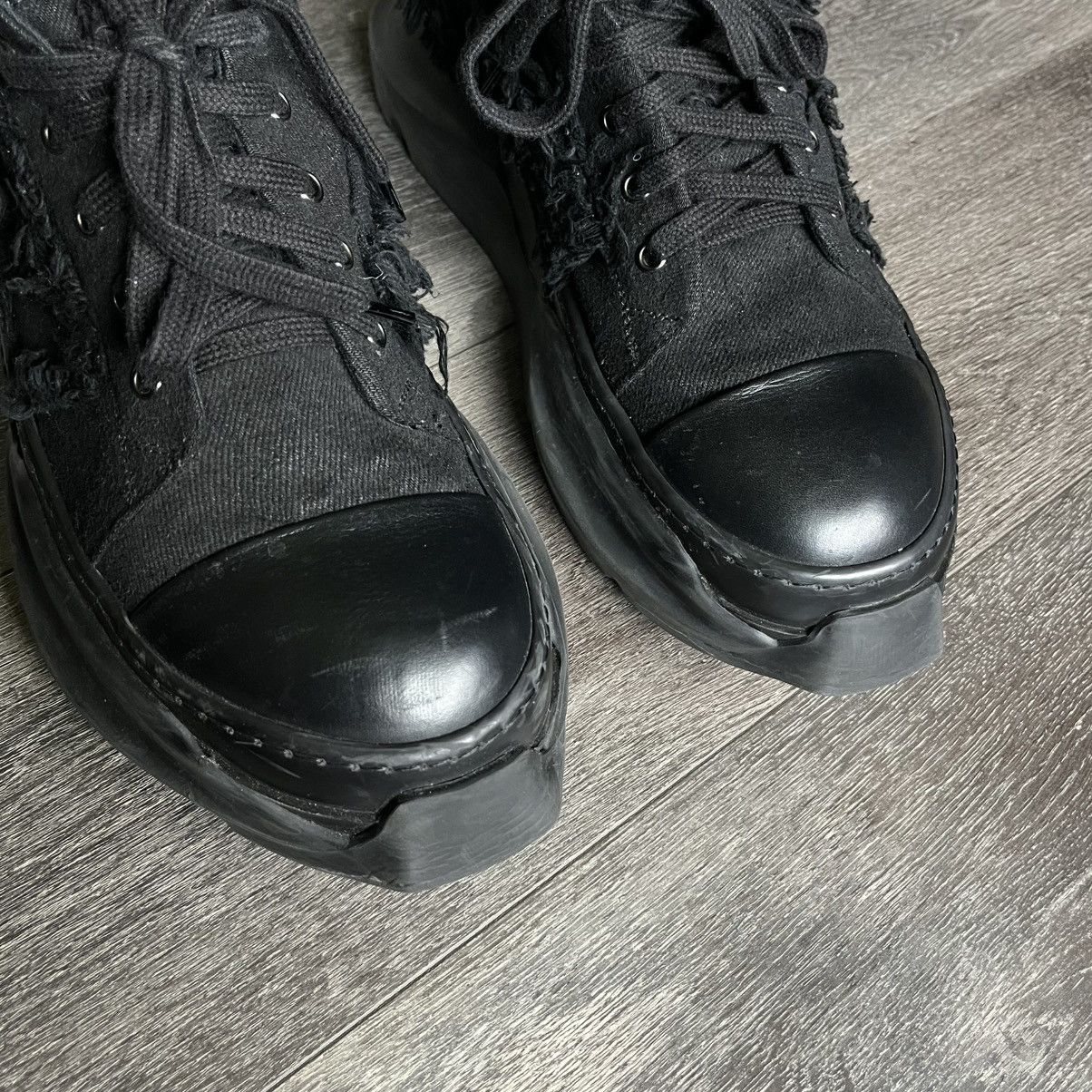 Rick Owens Drkshdw Rick Owens DRKSHDW S/S 2021 Abstract Destroyed Low Sneakers Size US 11.5 / EU 44-45 - 9 Thumbnail