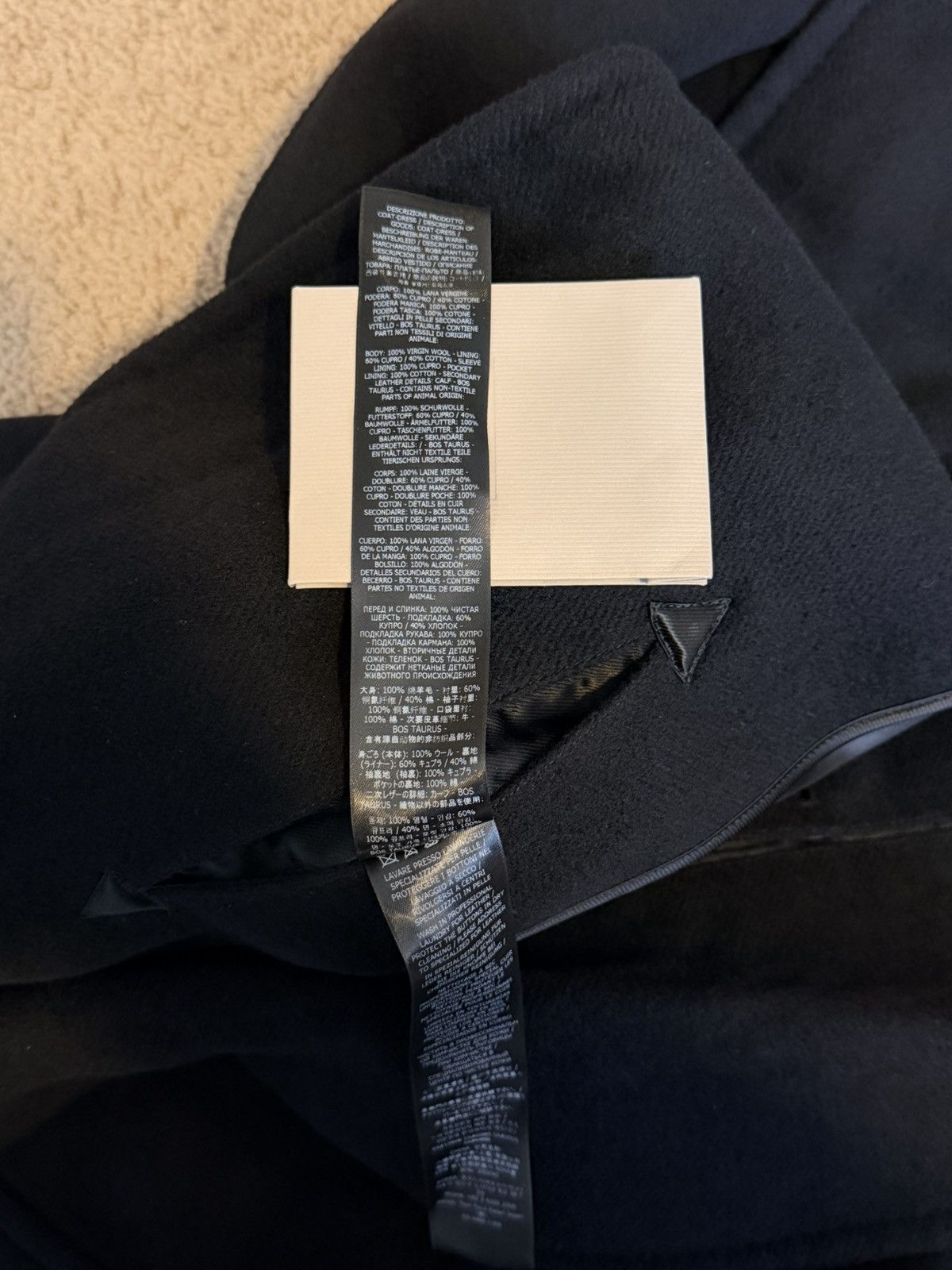 Tom Ford [NWT] TOM FORD Double-Breasted Virgin Wool Felt Coat Size US L / EU 52-54 / 3 - 12 Thumbnail