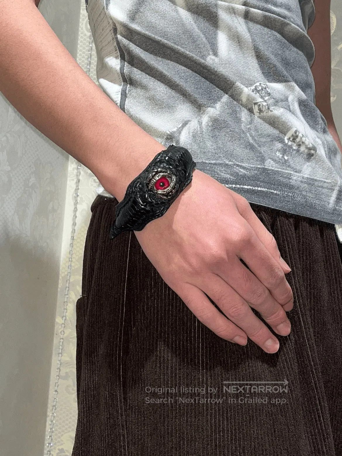 KMRii KMRii Eye Ball Leather Bracelet. | Grailed