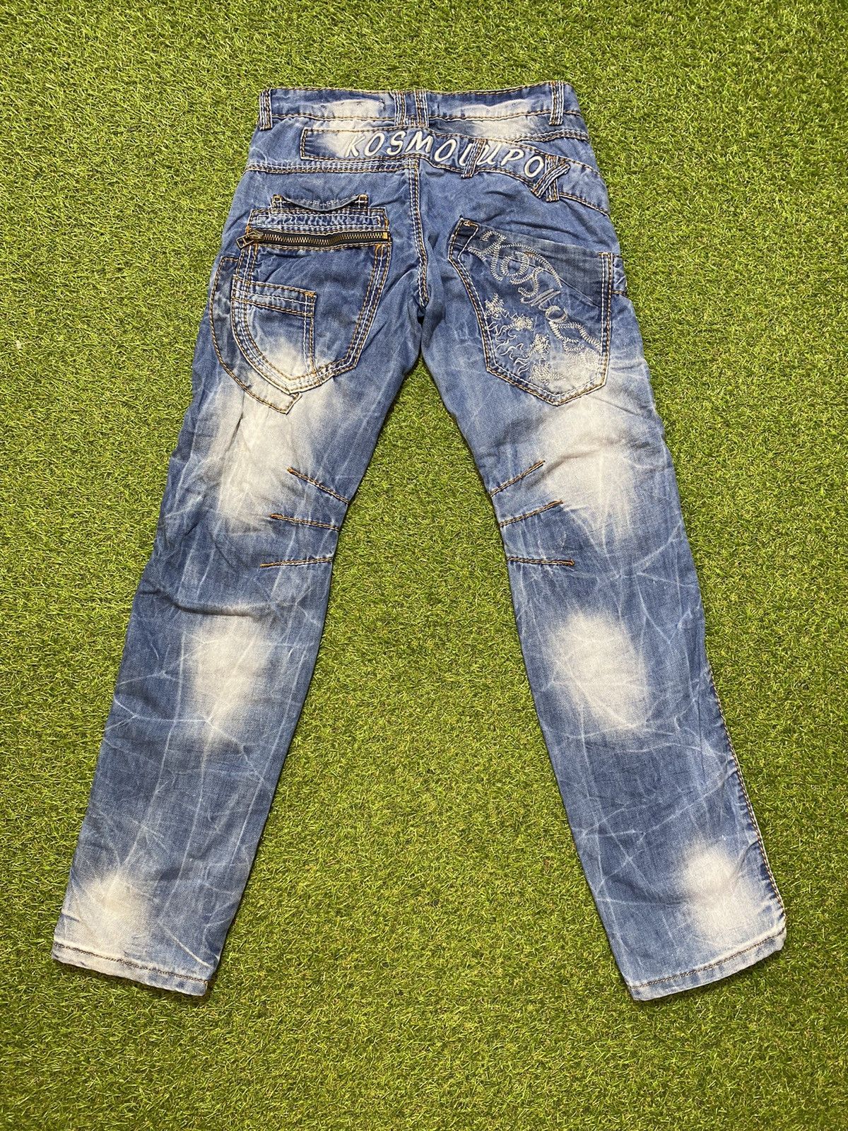 Japanese Brand Vintage K&M Kosmo jeans denim streetwear style size 32 Size US 32 / EU 48 - 4 Thumbnail