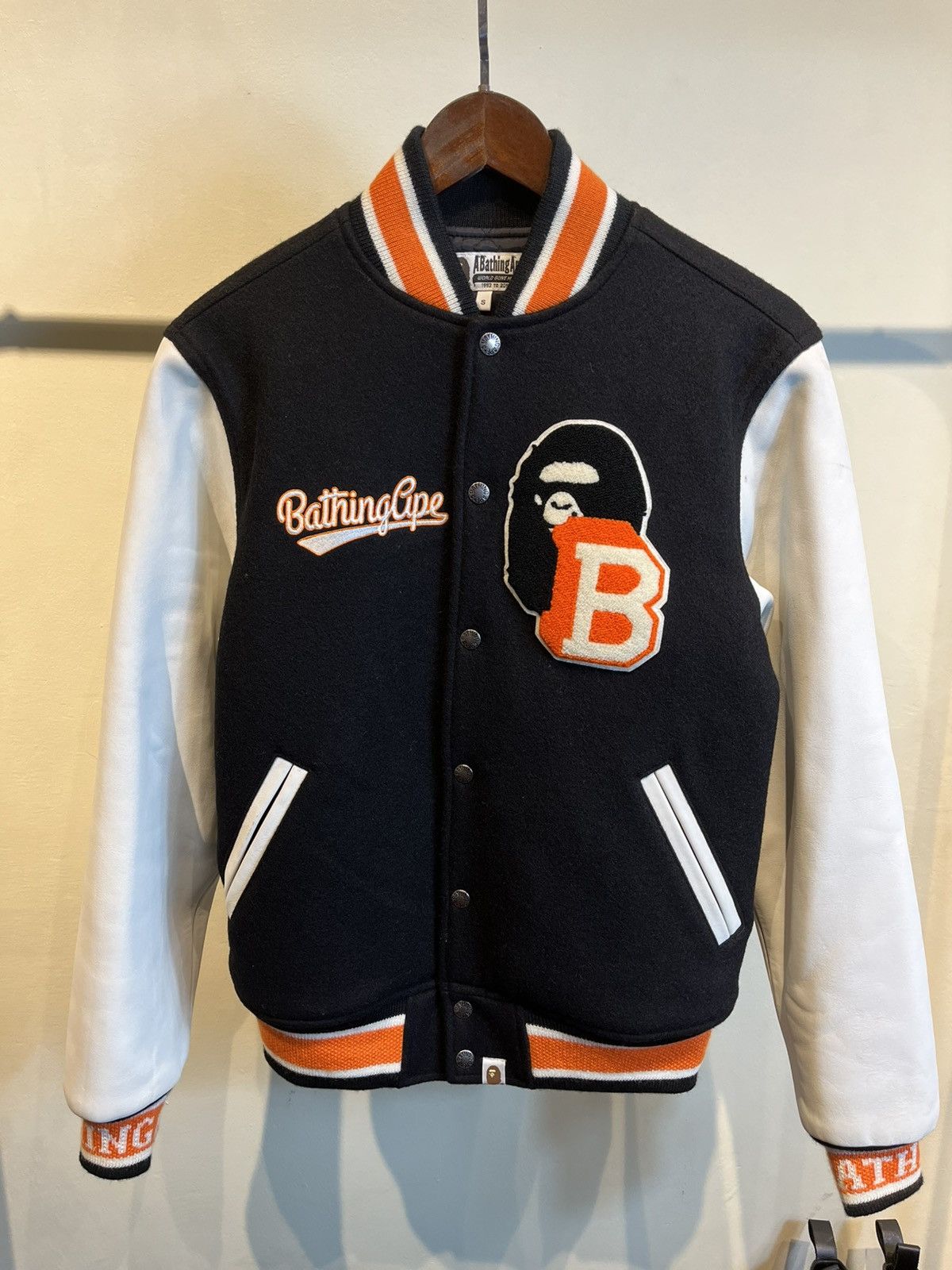 Bape Bape varsity Jacket Size US S / EU 44-46 / 1 - 2 Thumbnail