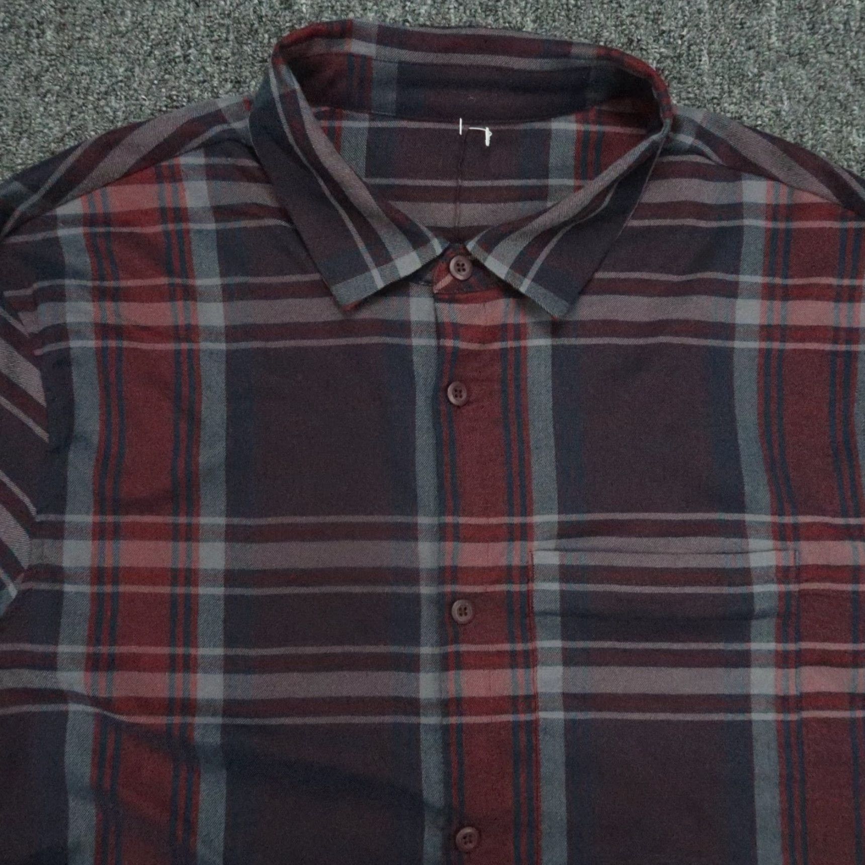 Lululemon Lululemon Shirt Men Large Red Blue Plaid Masons Peak Flannel Long Sleeve Shirt Size US L / EU 52-54 / 3 - 2 Thumbnail