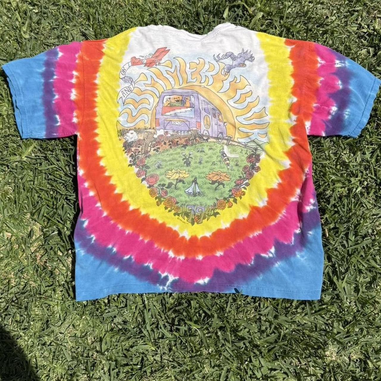 Vintage RARE 1994 Grateful Dead Tour Tee – Liquid Blue Size US XL / EU 56 / 4 - 5 Thumbnail