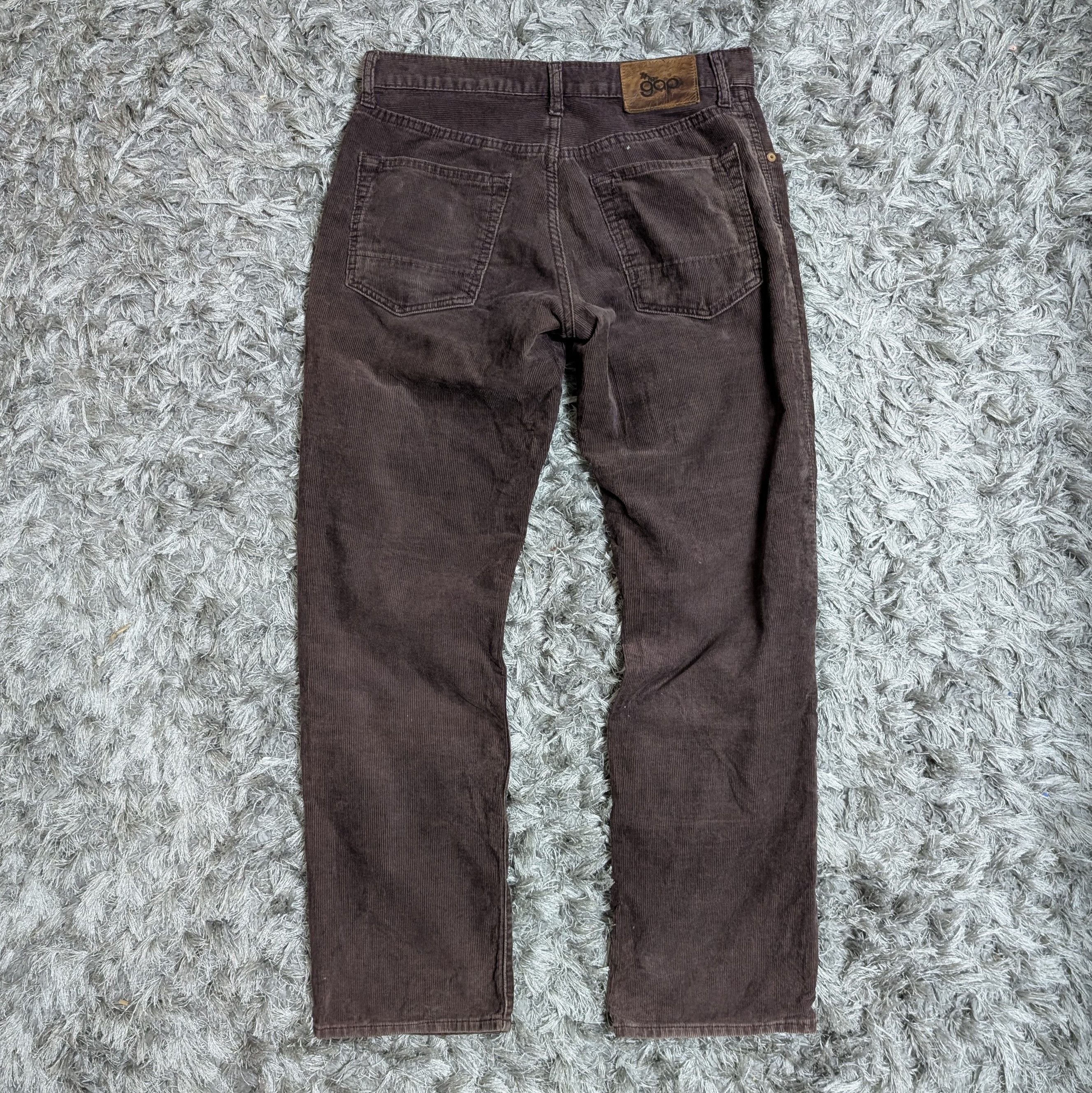 Gap Fall Winter 2009 Gap Corduroy Pants Bottom Trousers Maroon Size US 30 / EU 46 - 2 Thumbnail
