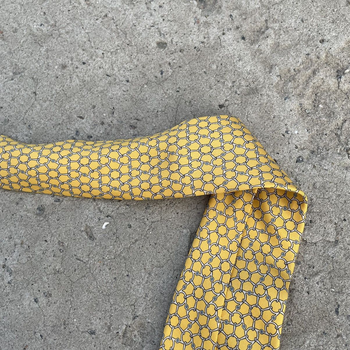 Hermes Vintage Hermes Tie Silk Y2K 90s USA Size ONE SIZE - 8 Thumbnail