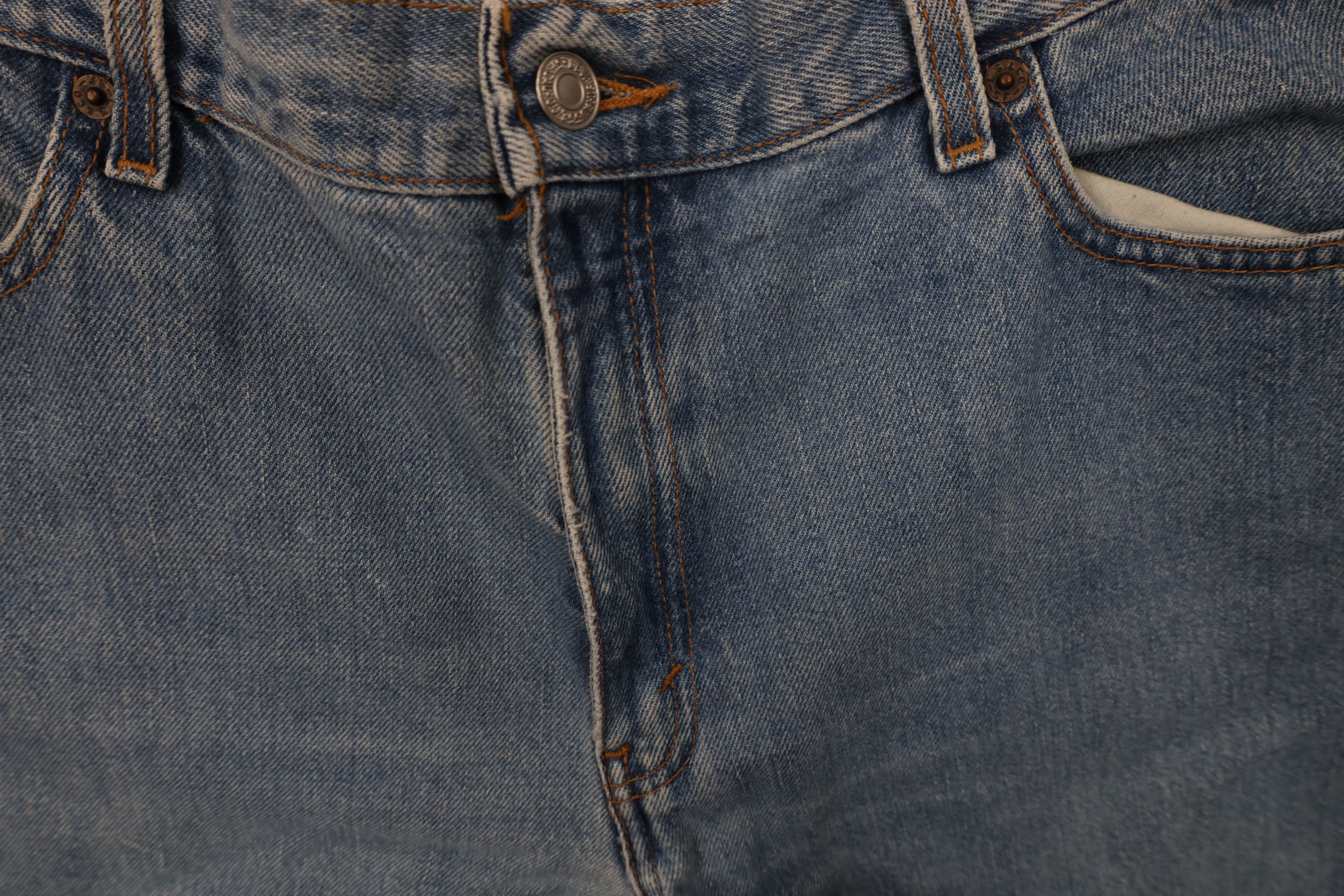 Levi's Vintage Y2K 2000 Levis 550 Juniors Long Tapered Leg Jeans Size 36" / US 14 / IT 50 - 7 Thumbnail