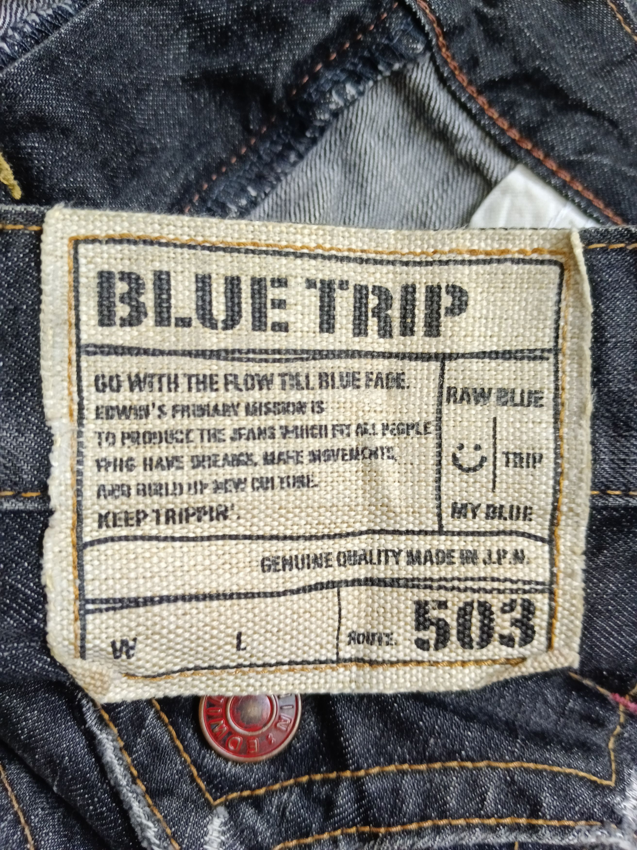 Vintage WASHED BLACK EDWIN VINTAGE 503 FLARE Size US 30 / EU 46 - 8 Thumbnail