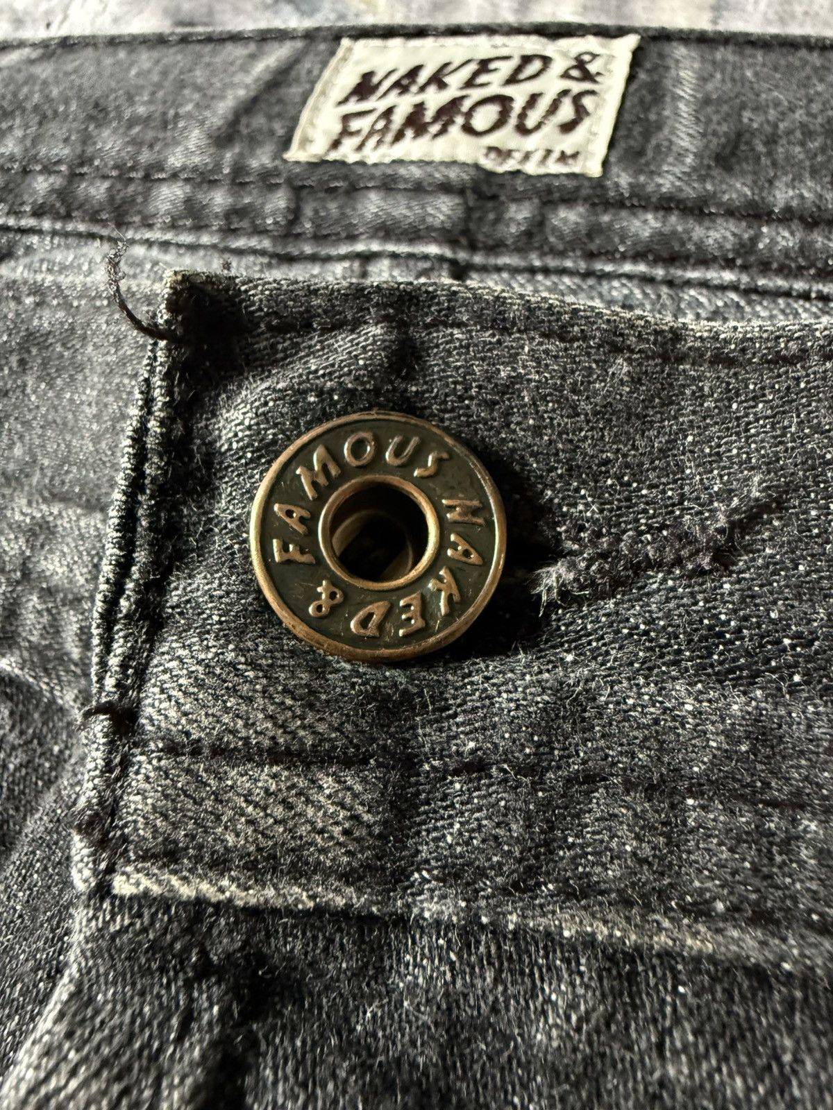 Naked & Famous Vintage Naked And Famous Weird Guy Grandrelle Denim Pants Size US 34 / EU 50 - 14 Thumbnail