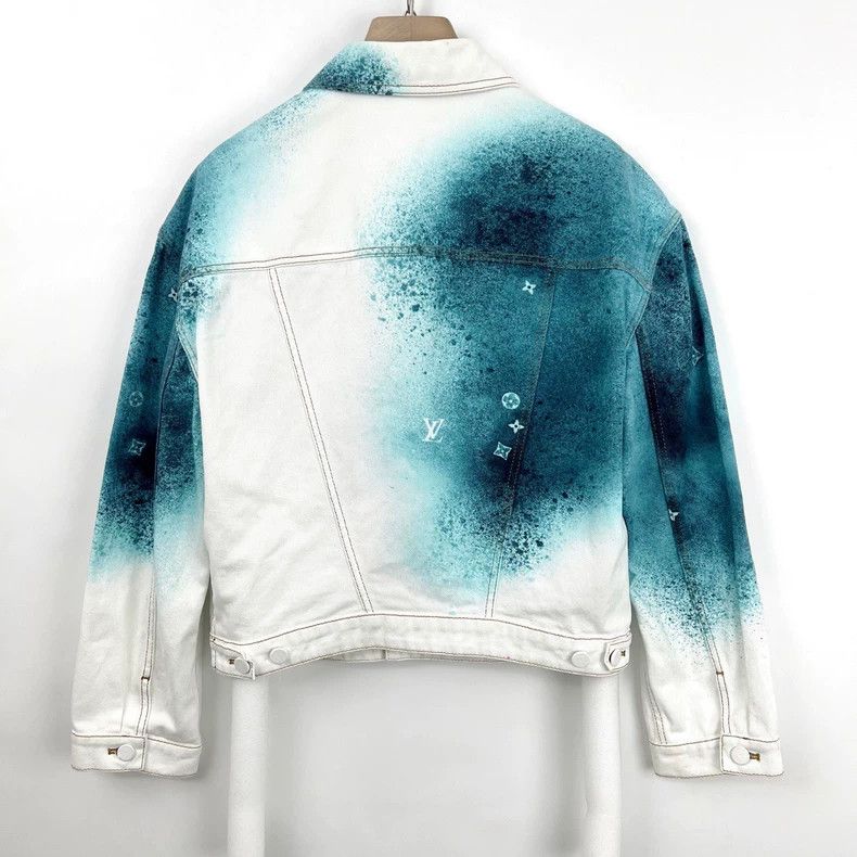 Louis Vuitton Louis Vuitton Starry Sky Gradient Splash-ink Denim Jacket 2 Size US S / EU 44-46 / 1 - 3 Thumbnail