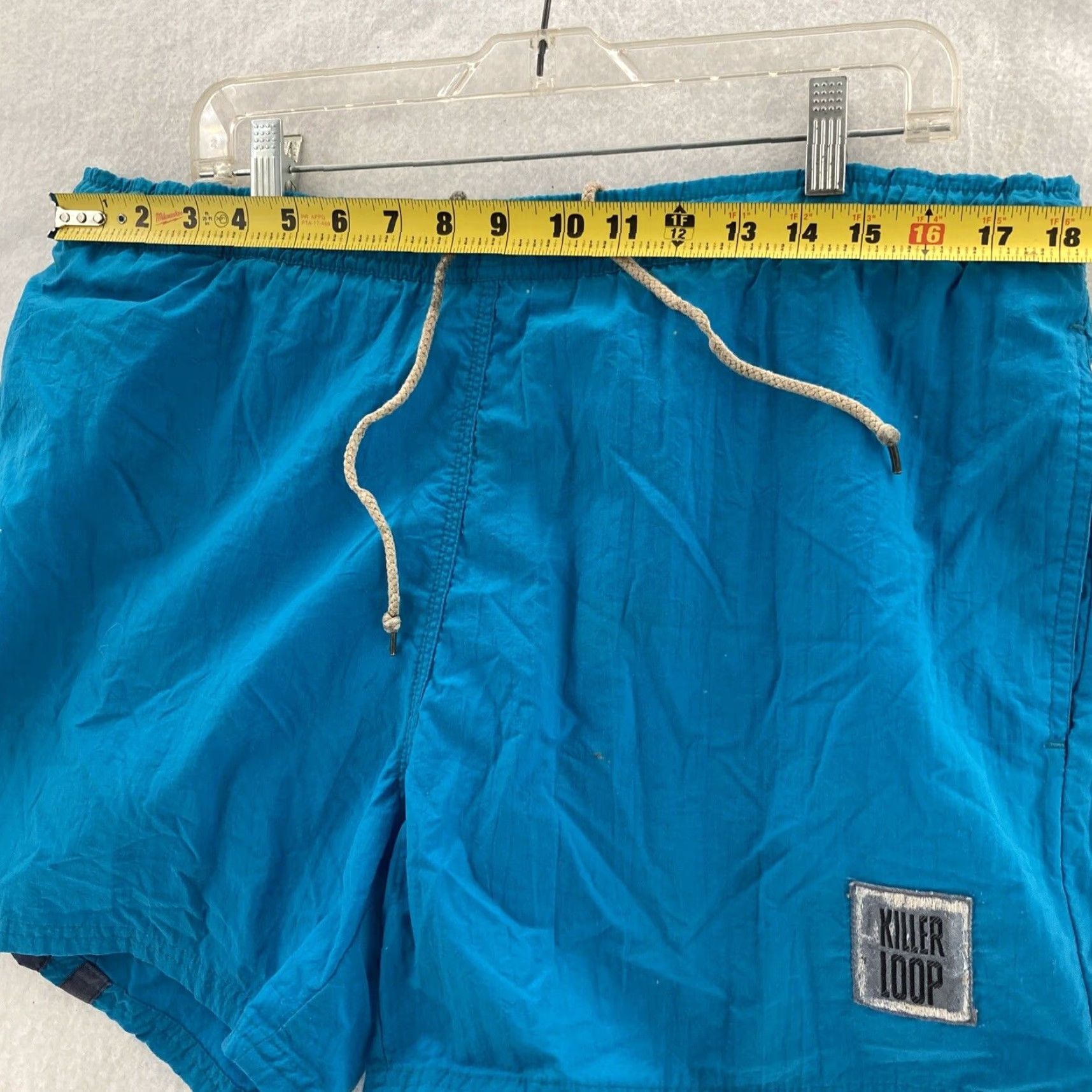Vintage VINTAGE Killer Loop Shorts 36 Blue Plaid 90s Surf Beach Swim Mens Size US 36 / EU 52 - 3 Thumbnail