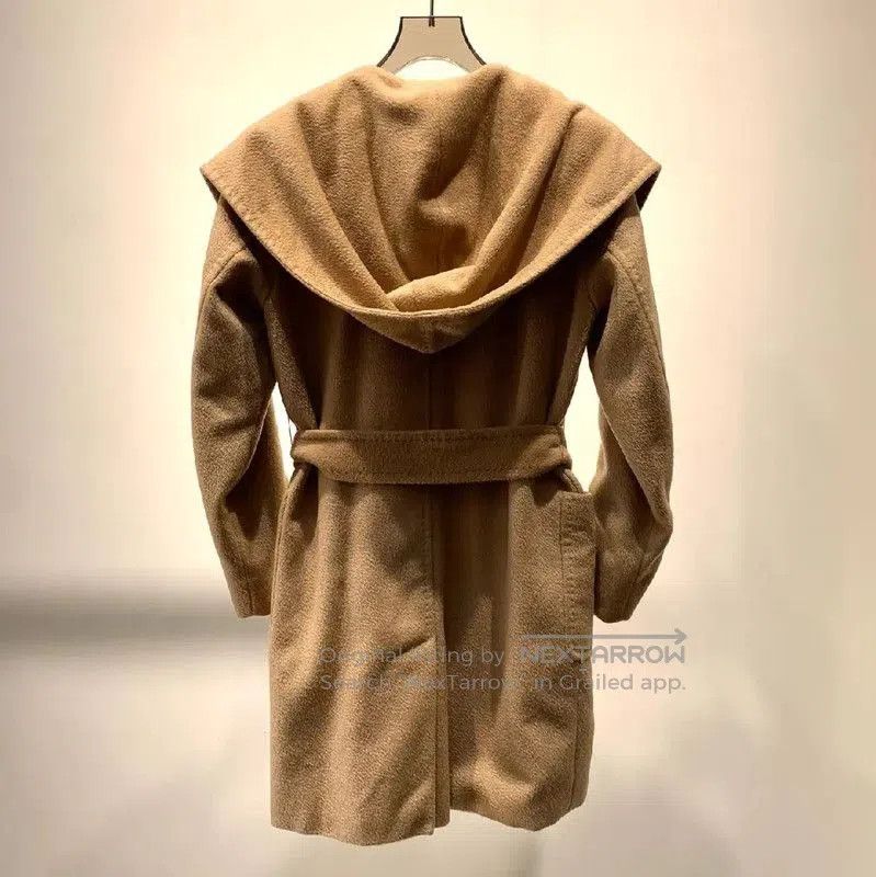Max Mara MaxMara Women’s Wool Coat in Light Brown . Size XXS / US 00 / IT 34 - 5 Thumbnail