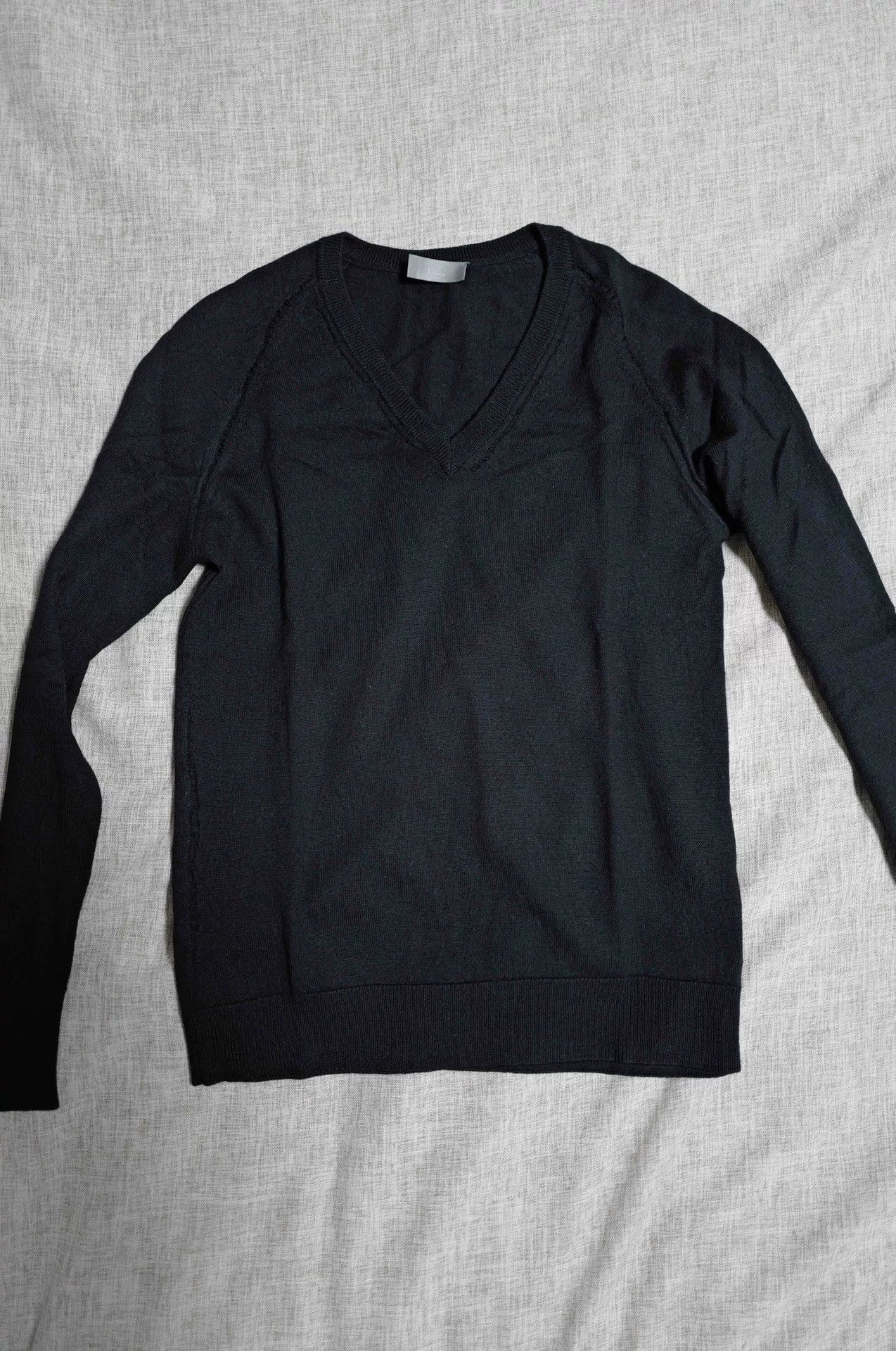 Dior Dior Homme AW05 Distressed V-Neck Knit | Grailed