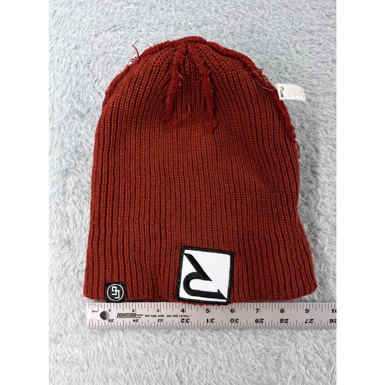 Habitat CG Habitats Beanie Toque Adult One Size Red Knit Acrylic Snow Ski Size ONE SIZE - 6 Thumbnail