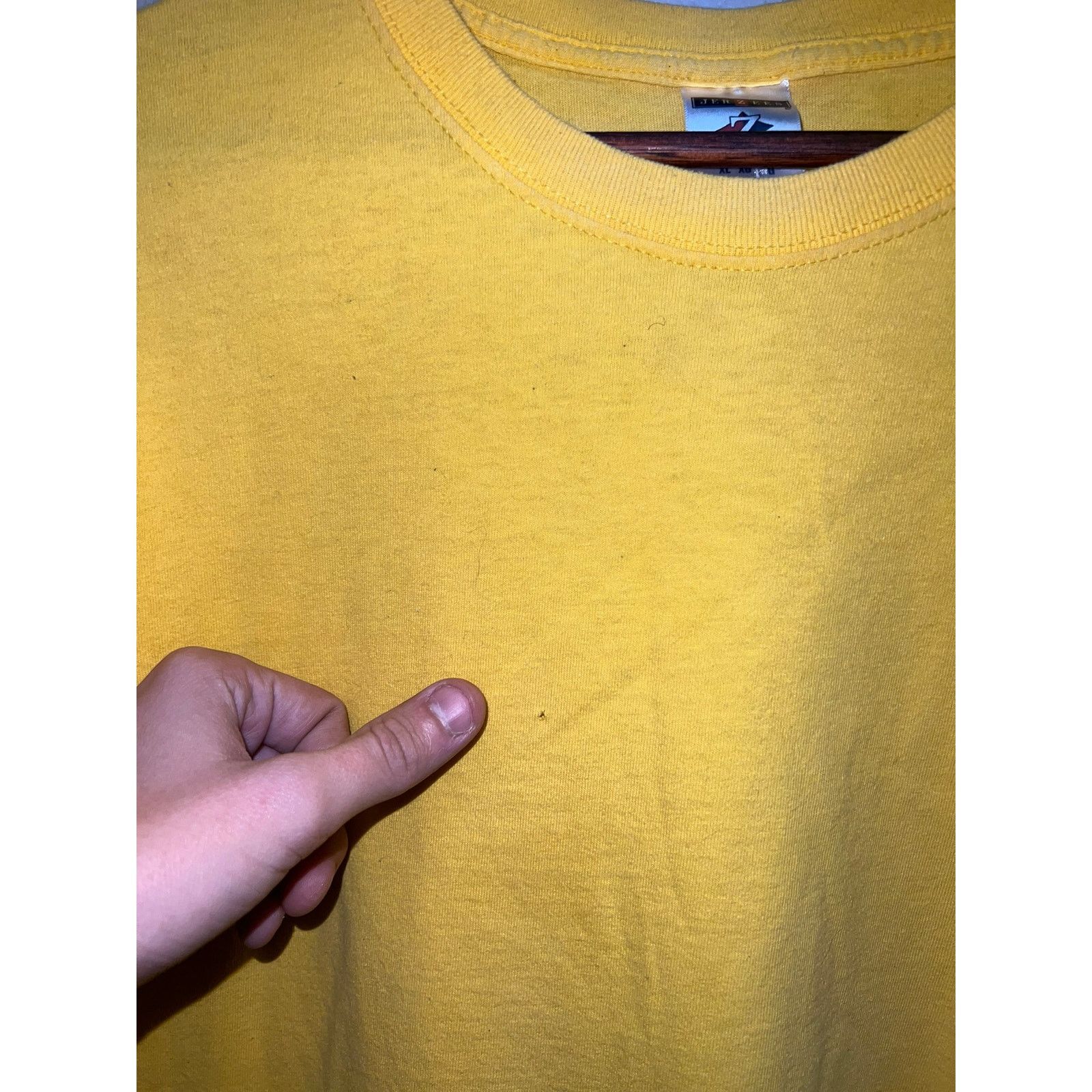 Jerzees Y2K Jerzees Heavyweight Cotton Yellow Blank Shirt XL Size US XL / EU 56 / 4 - 5 Thumbnail