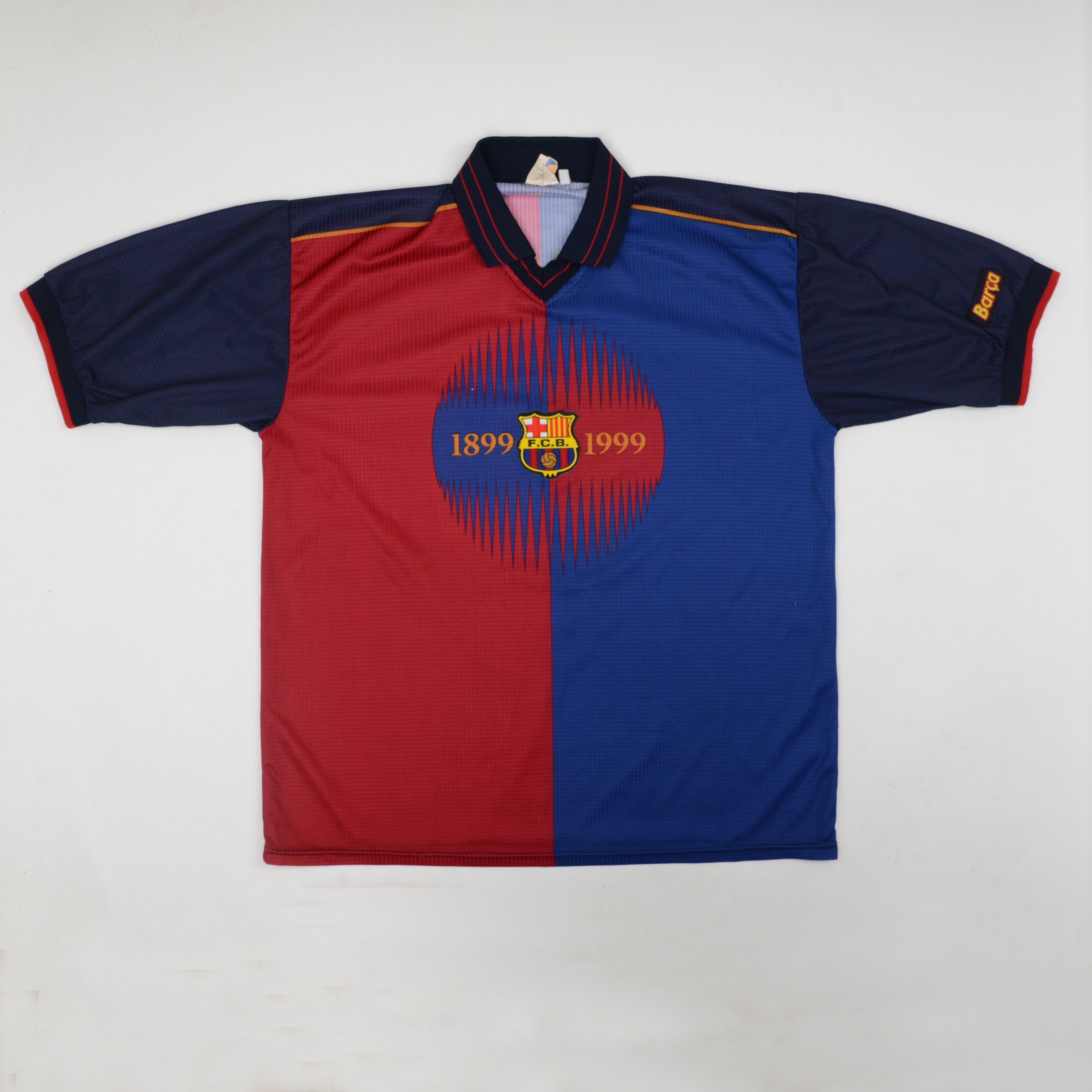 Maillot Vintage FC Barcelone #11 Overmars - Roger's Replique, Taille XL