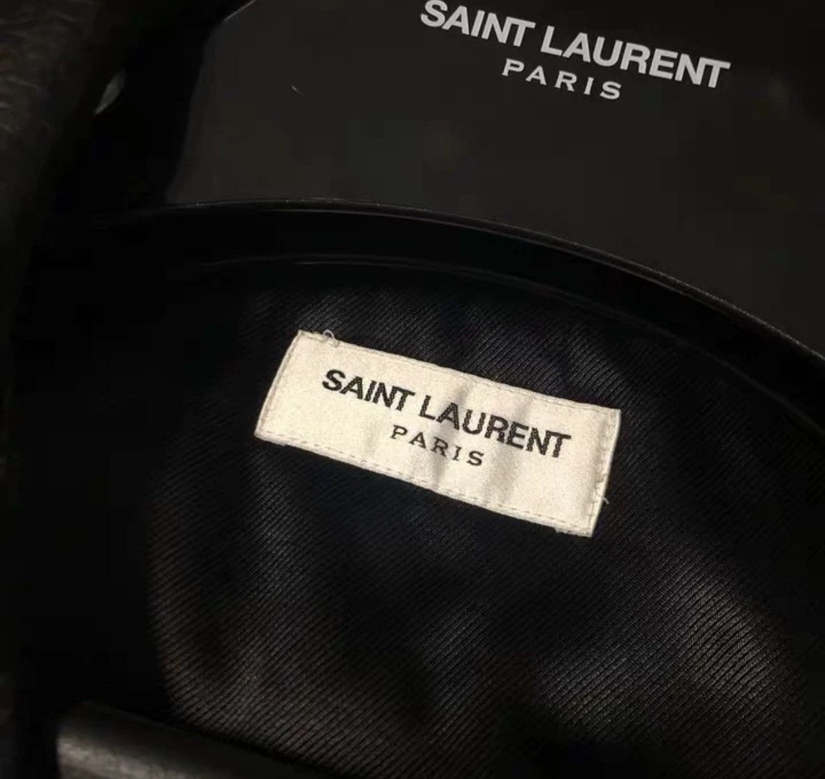 Saint Laurent Paris × Yves Saint Laurent Saint Laurent Paris leather jacket, brand leather jacket Size US S / EU 44-46 / 1 - 4 Thumbnail