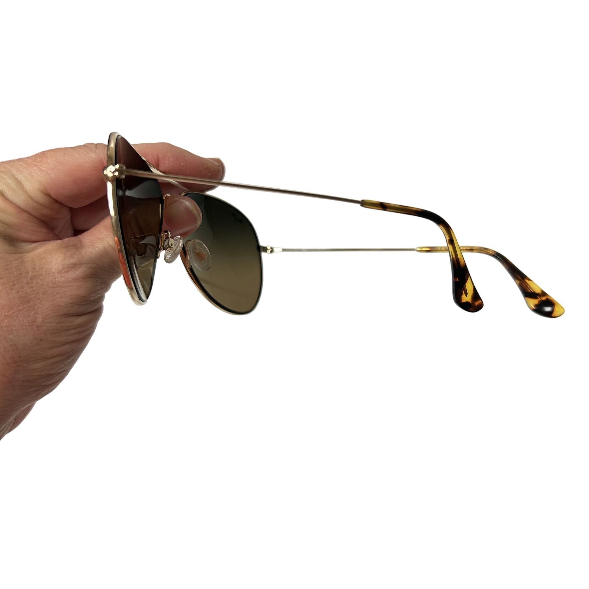 Maui Jim New HS264-16 Sunglasses MAVERICKS Gold Polarized Aviators Size ONE SIZE - 9 Thumbnail