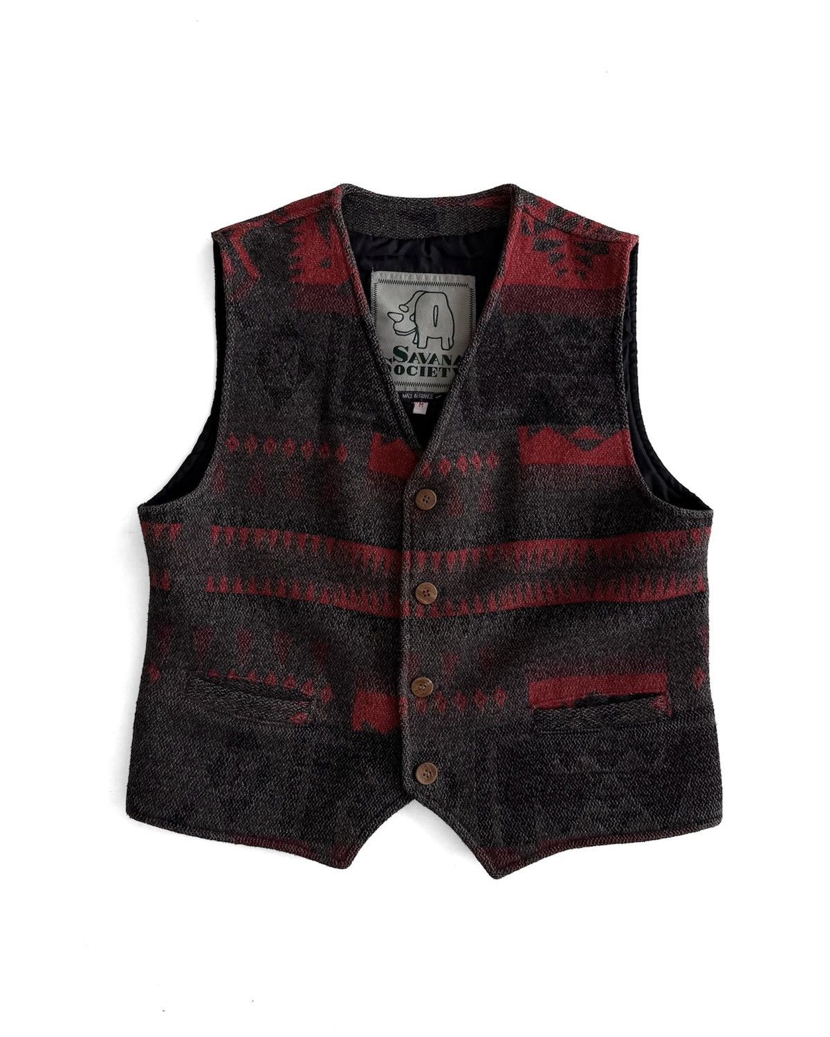 Vintage VINTAGE SAVANA SOCIETY NAVAJO AZTEC VEST Size US M / EU 48-50 / 2 - 1 Thumbnail