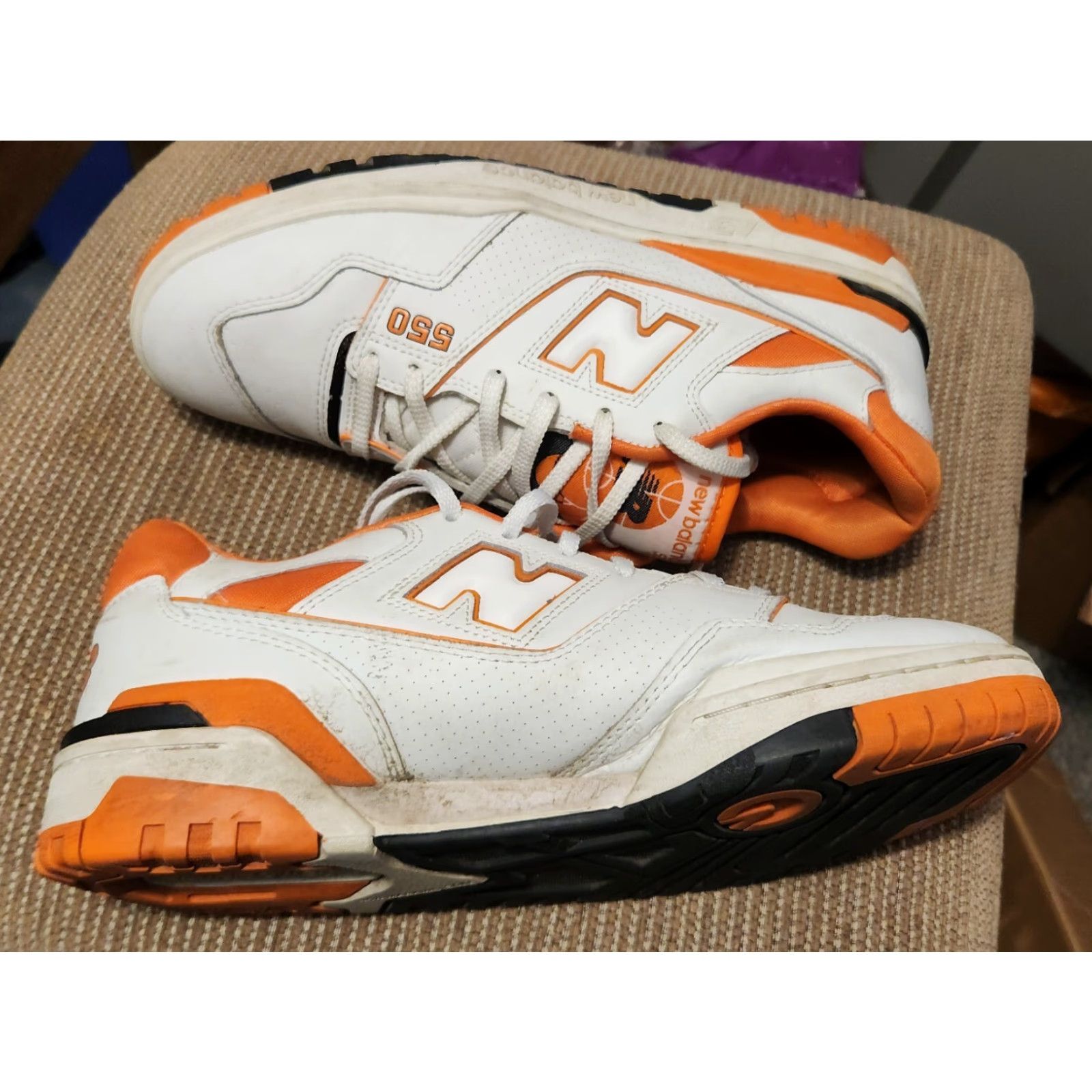 New Balance New Balance 550 Syracuse Orange White BB550HG1 10.5 US Men Sneaker White Size US 11 / EU 44 - 3 Thumbnail