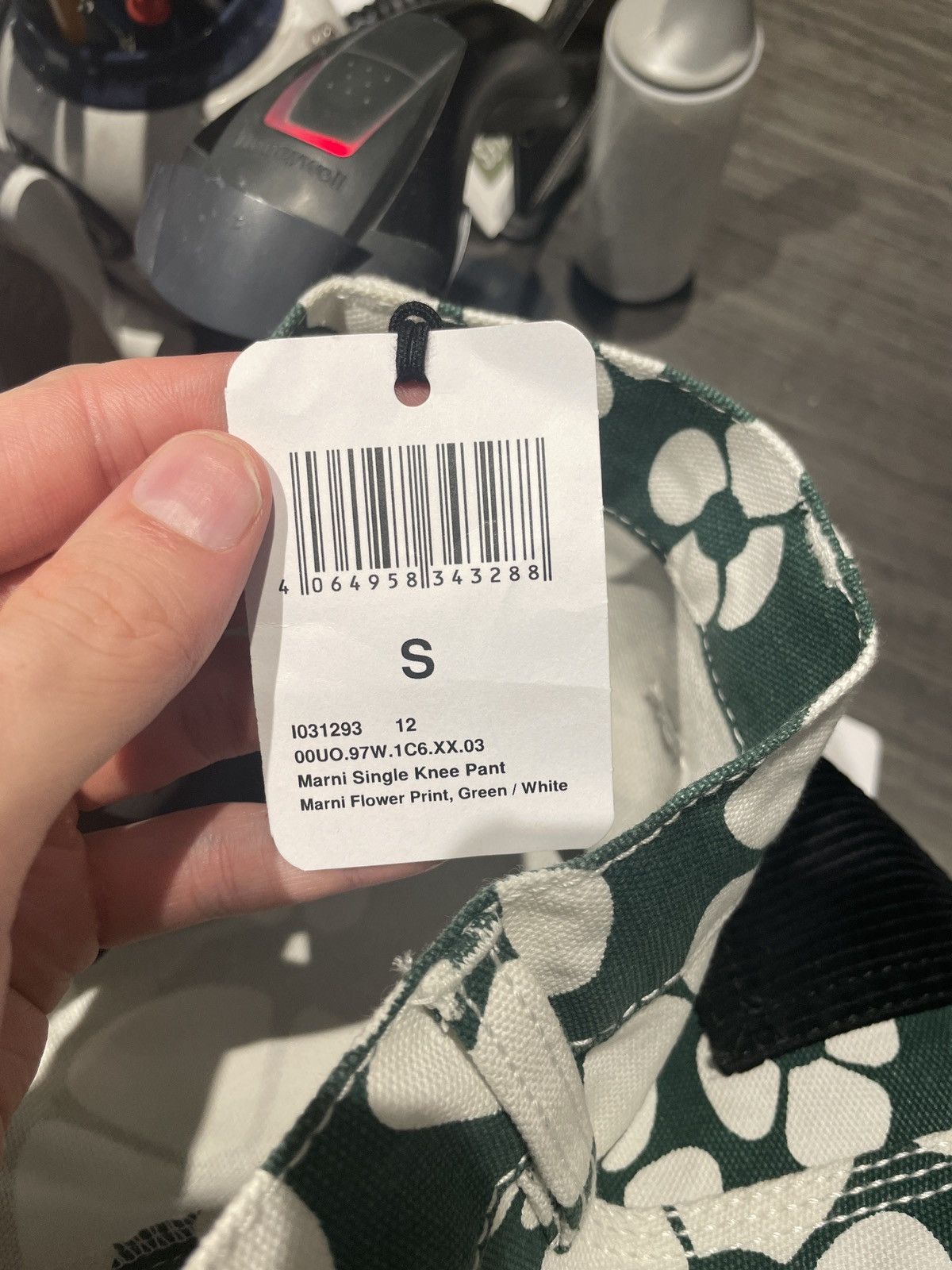 Carhartt Wip × Marni Marni Carhartt Green Flower Trouser Pants Size US 30 / EU 46 - 9 Thumbnail