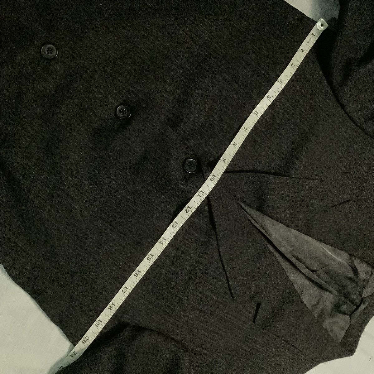 Yohji Yamamoto Yohji Yamamoto A.A.R Stripe Blazer 2014 Size 42R - 9 Thumbnail