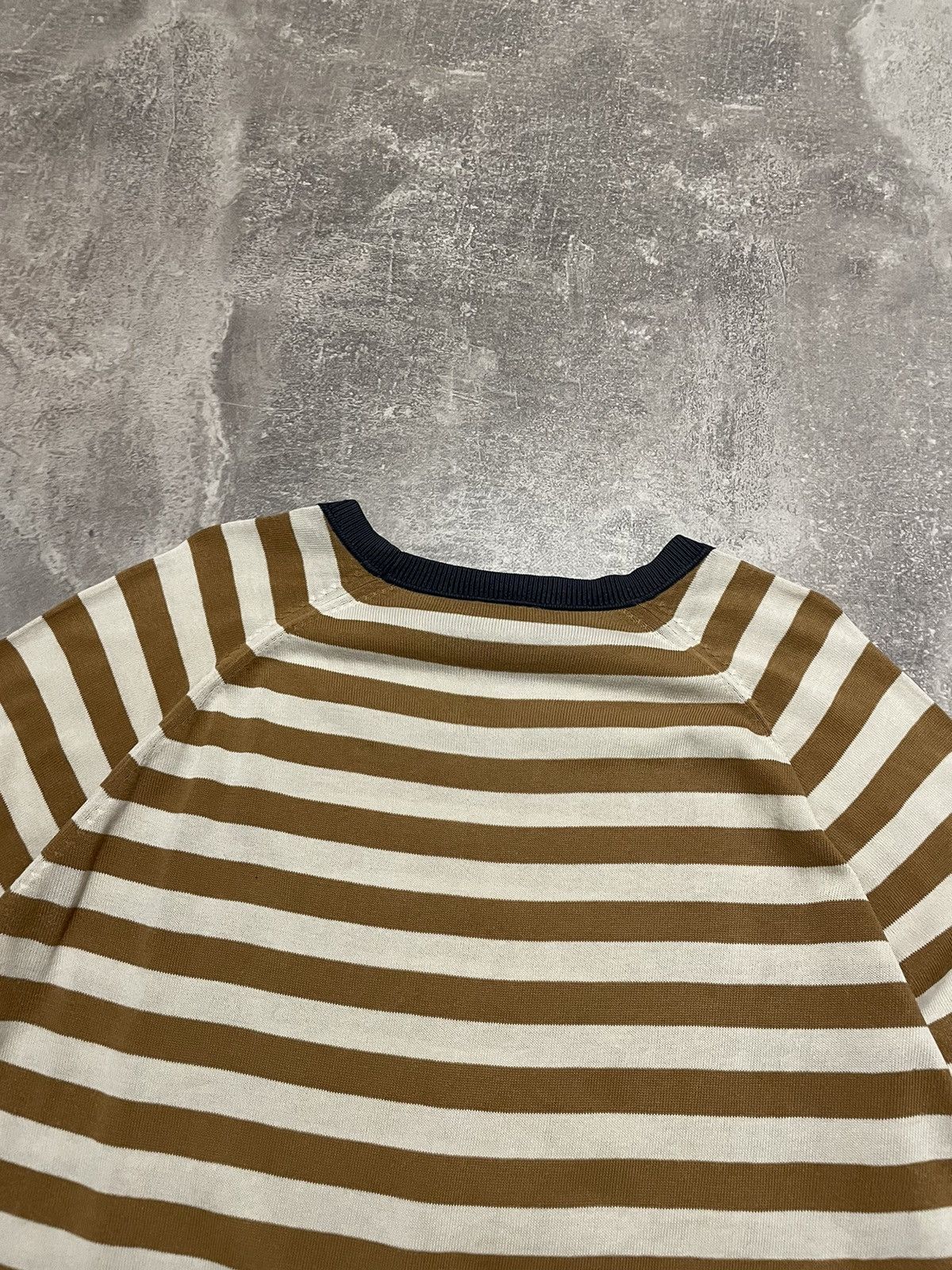 Lacoste Vintage Lacoste Striped Sweater Size US XL / EU 56 / 4 - 11 Thumbnail