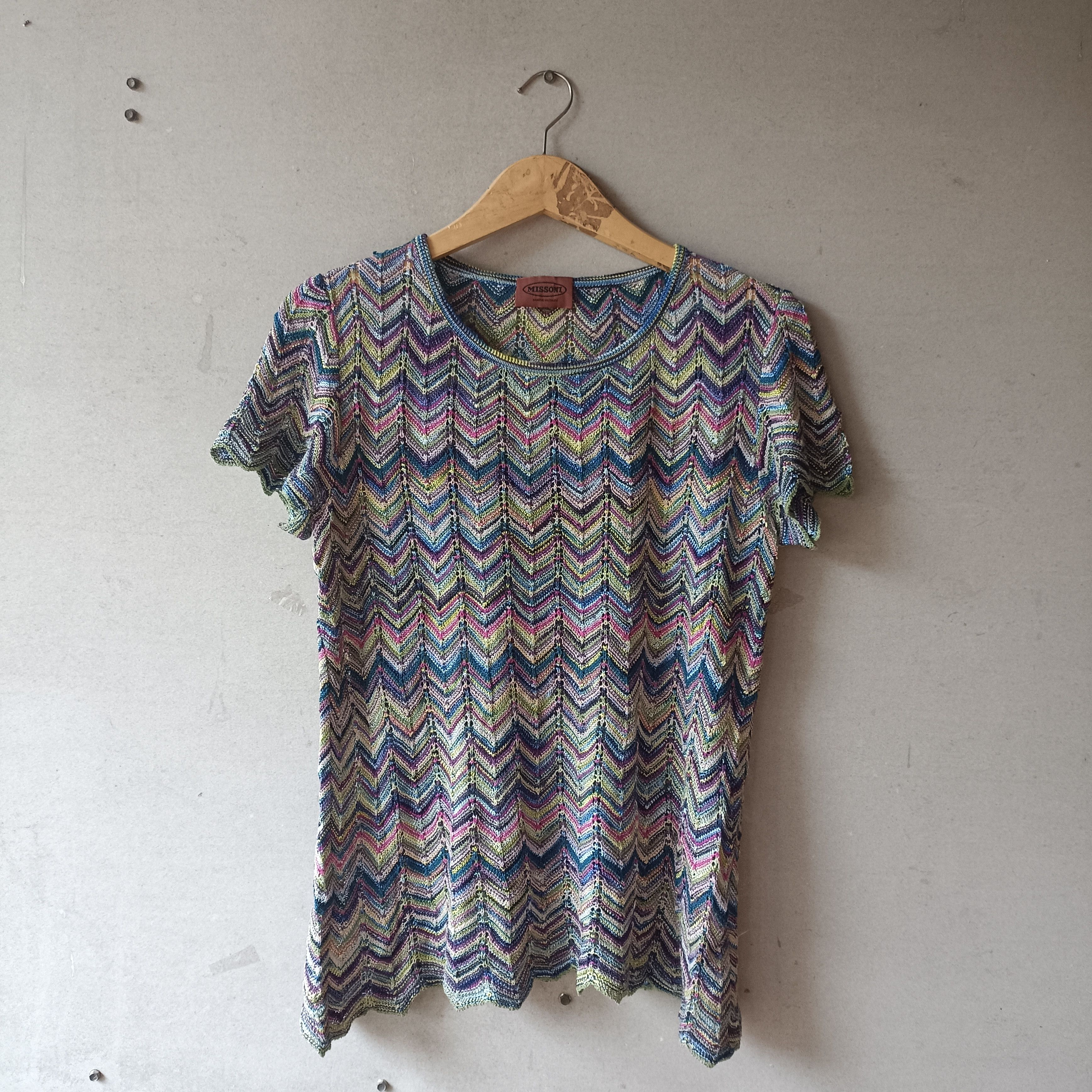 Missoni Missoni Top Knitted patern linen mix rayon Size M / US 6-8 / IT 42-44 - 1 Thumbnail