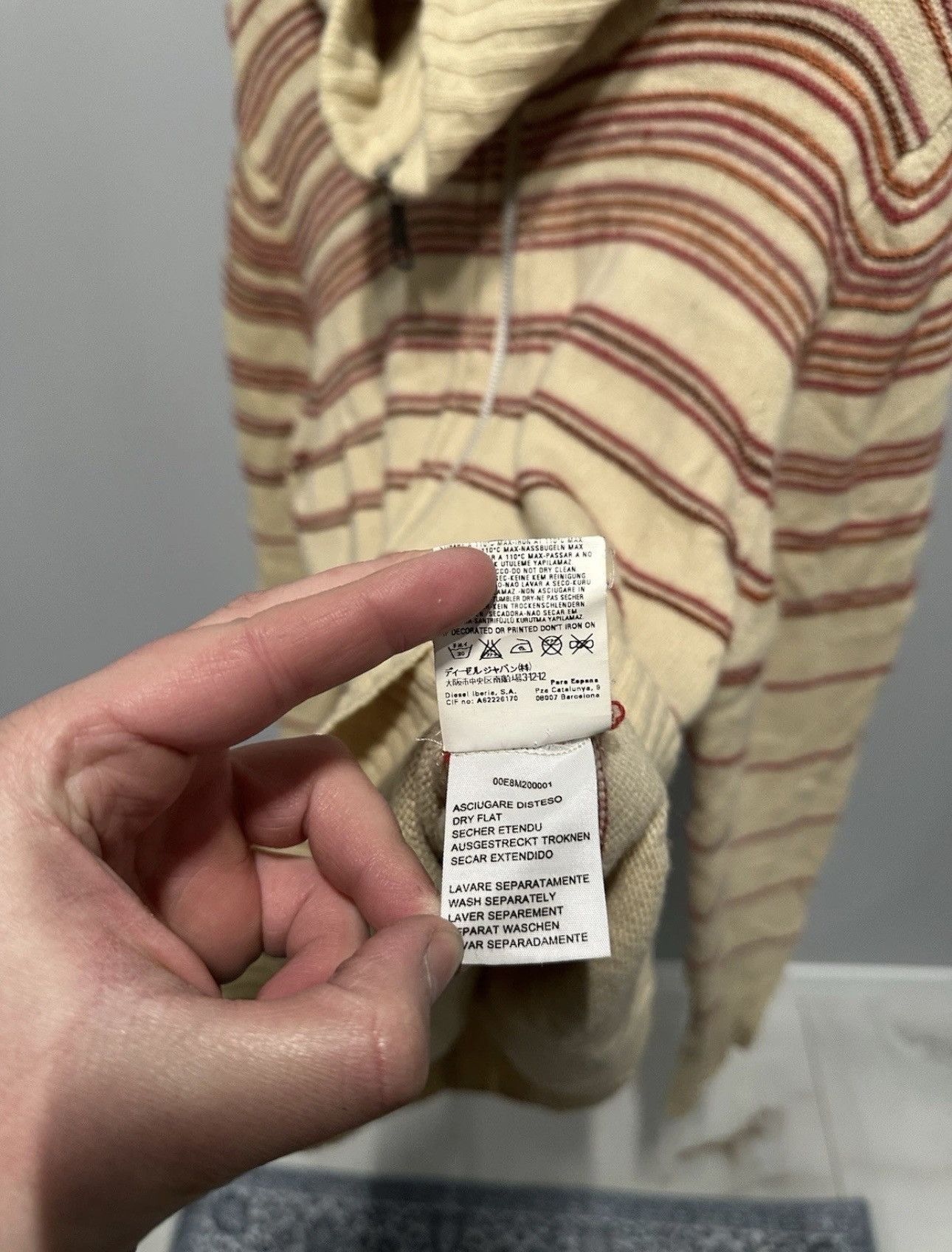 Diesel Diesel Vintage Wool Sweater Full Zip Japan Style Y2K Size US L / EU 52-54 / 3 - 18 Thumbnail