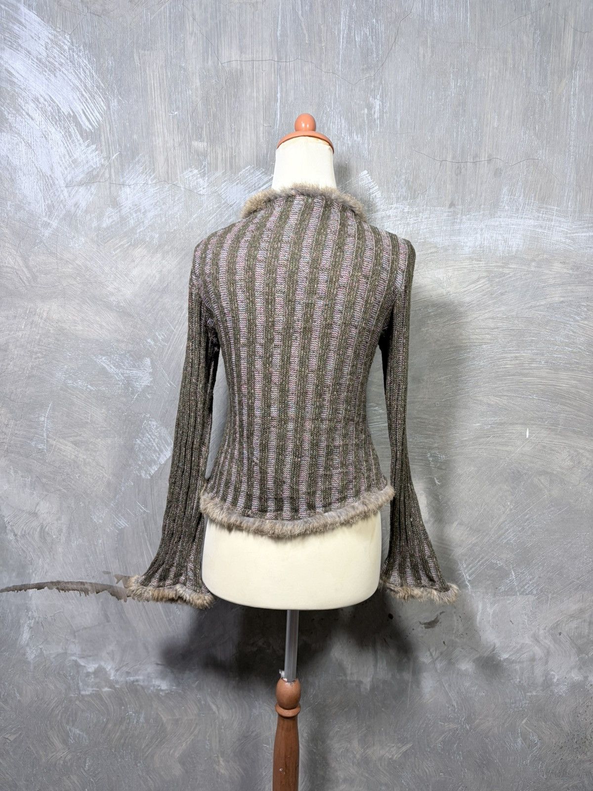 Le Grande Bleu (L.G.B.) Y2K Women Japanese Fur Knitwear Tops Size M / US 6-8 / IT 42-44 - 6 Thumbnail