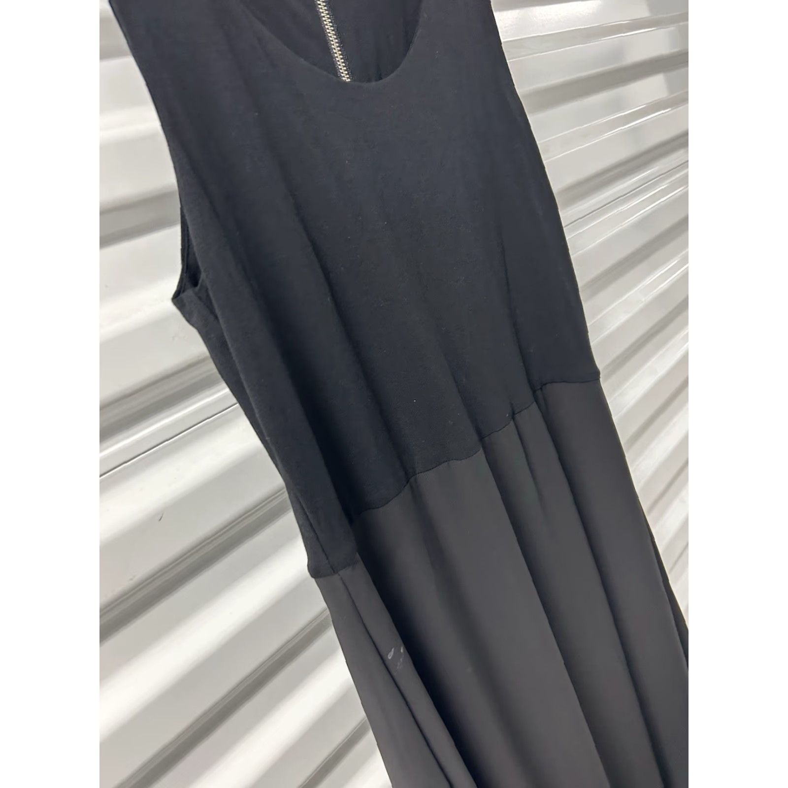 Vince Camuto Vince Camuto Dress A-Line Women XS Knee Length Black Charcoal Color Blocking Lined Rear Zip Spring Summer Women’s XS Size XS / US 0-2 / IT 36-38 - 3 Thumbnail