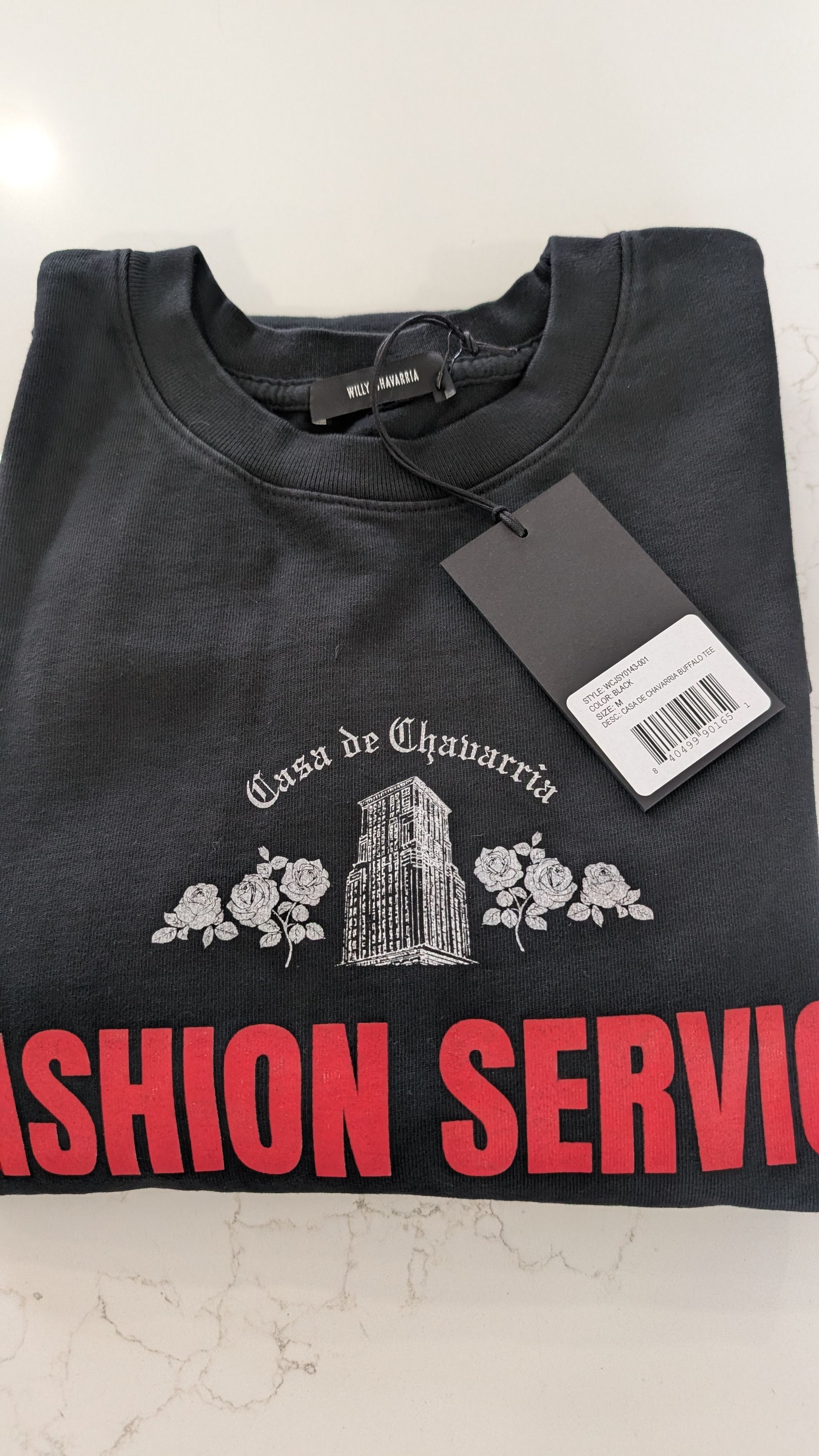 Willy Chavarria WILLY CHAVARRIA Casa de Chavarria Buffalo Tee Medium Size US M / EU 48-50 / 2 - 7 Thumbnail