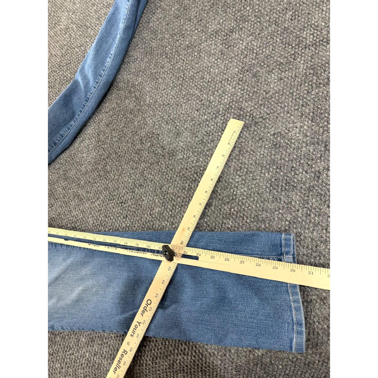 NYDJ NYDJ Jeans Womens 8 Blue Skinny Stretch Denim Light Wash 5-Pocket Regular Inseam 30in Size 30" / US 8 / IT 44 - 7 Thumbnail