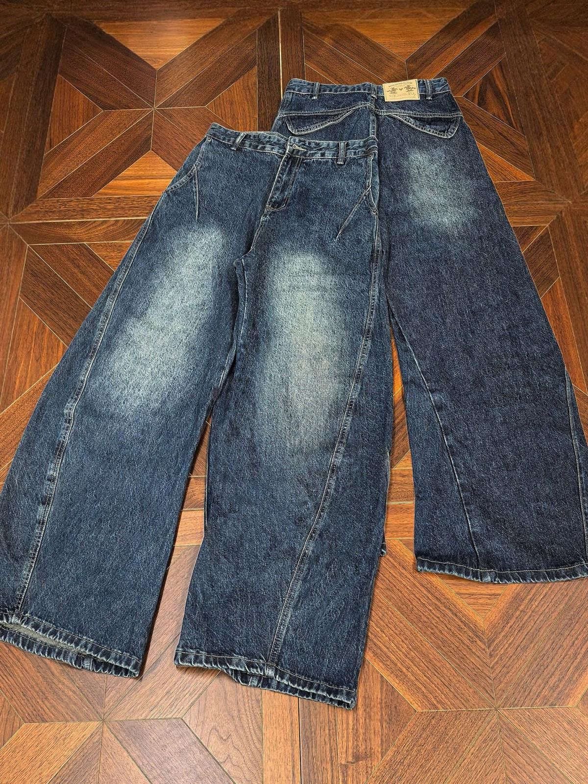Other Blue Wide Leg Denim Jeans, Baggy Fit Jeans Size US 30 / EU 46 - 1 Thumbnail