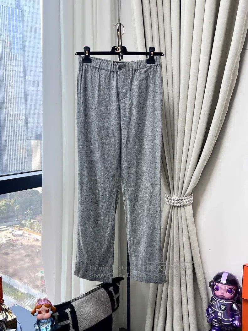 Loro Piana Loro Piana Light Gray Cashmere Trousers Size 25" / US 0 / IT 36 - 1 Thumbnail
