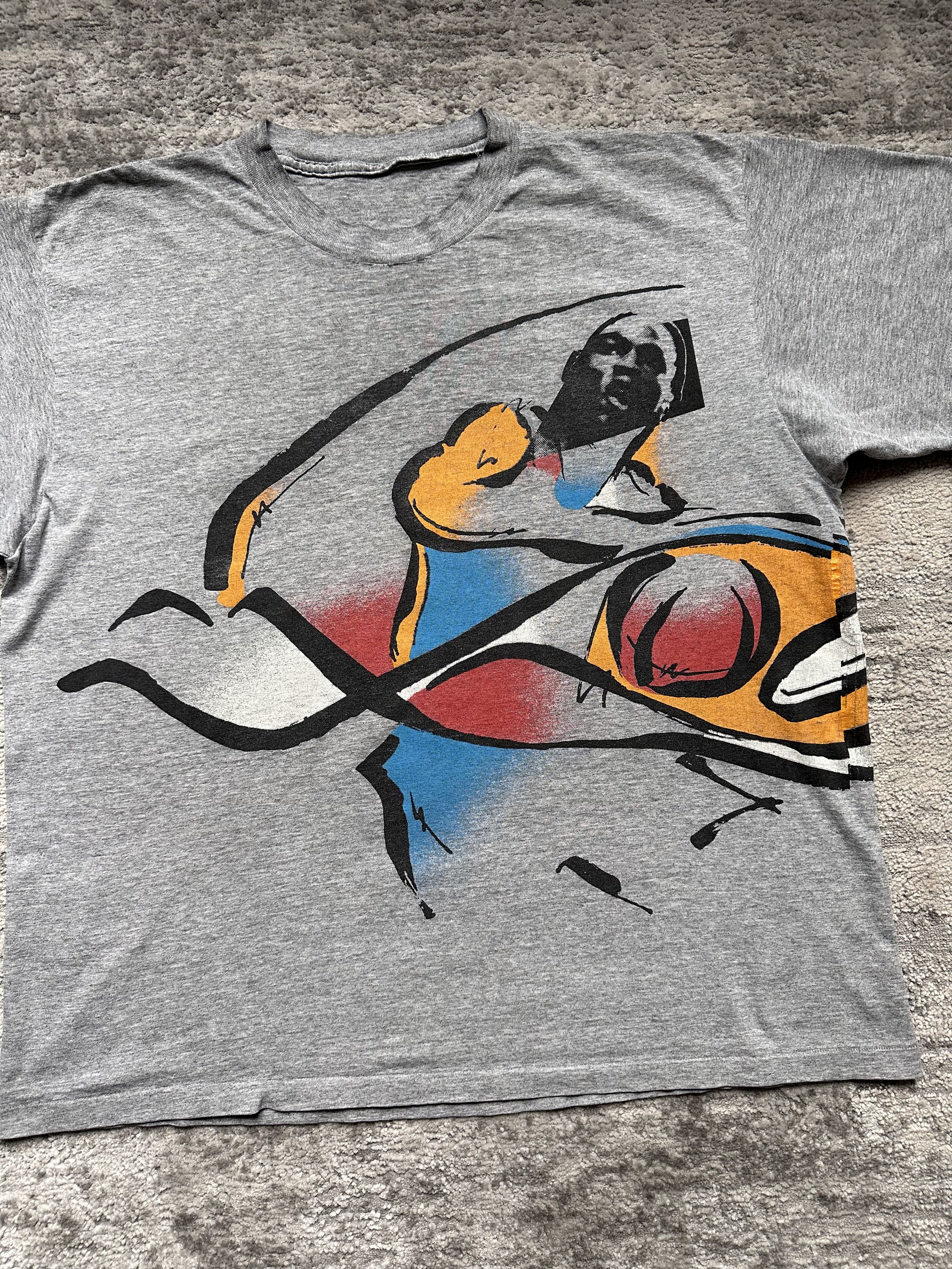 Vintage Nike Michael Jordan vintage t shirt Size US XL / EU 56 / 4 - 2 Thumbnail