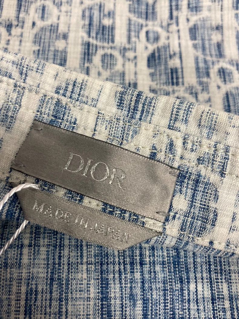 Dior Dior Blue old flower denim shirt Size US XXS / EU 40 - 4 Thumbnail