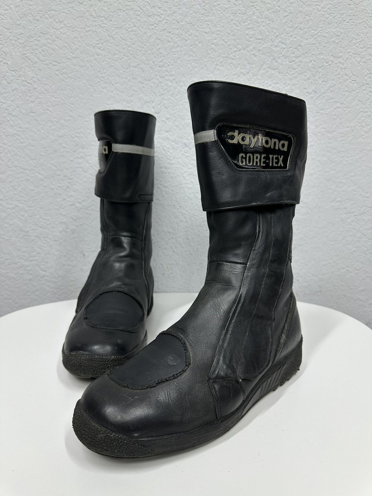 Daytona Vintage Daytona Gore-Tex Leather High Boots Motocycle Harley Size US 9 / IT 39 - 2 Thumbnail