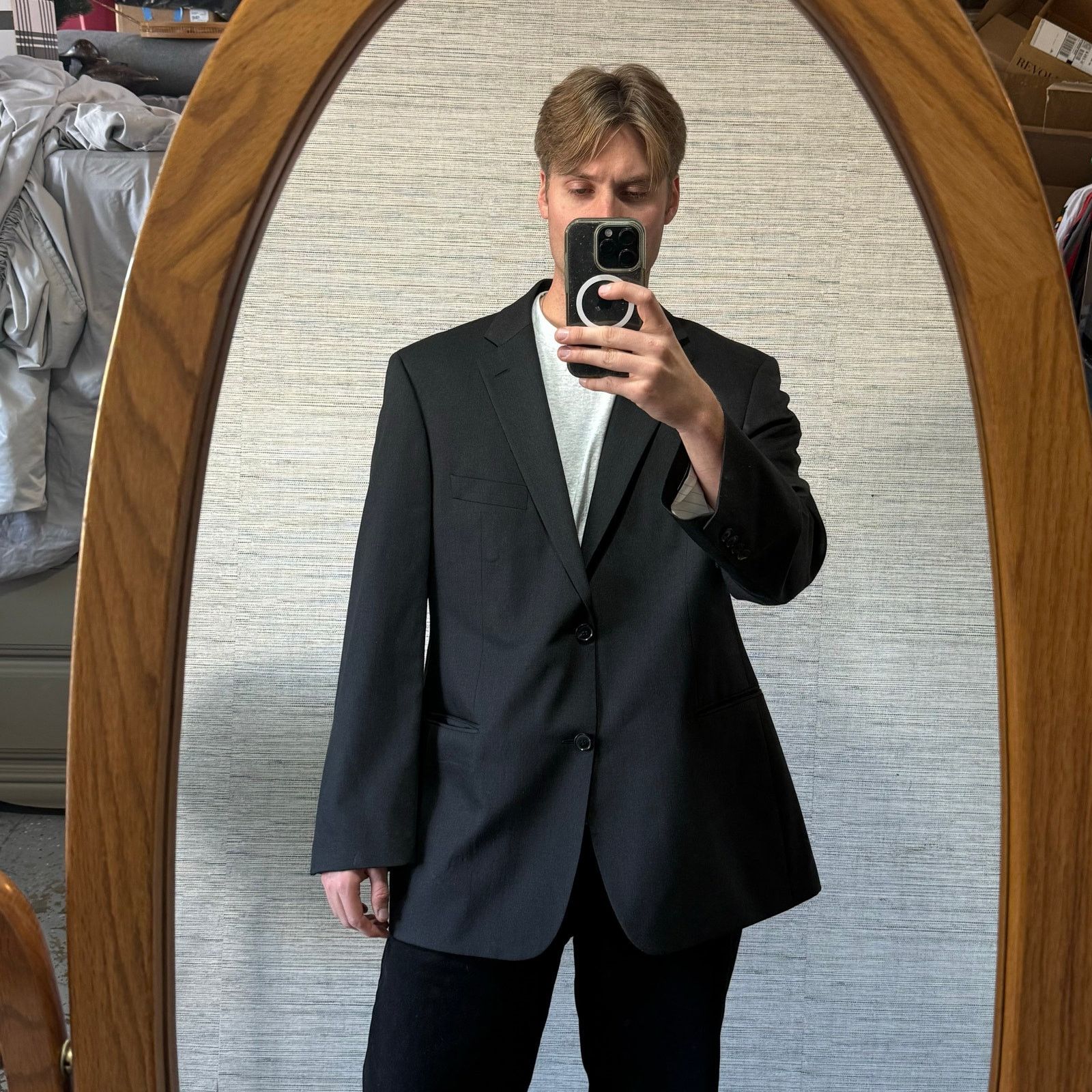 Hugo Boss Vintage Hugo Boss Blazer Size US XL / EU 56 / 4 - 10 Thumbnail