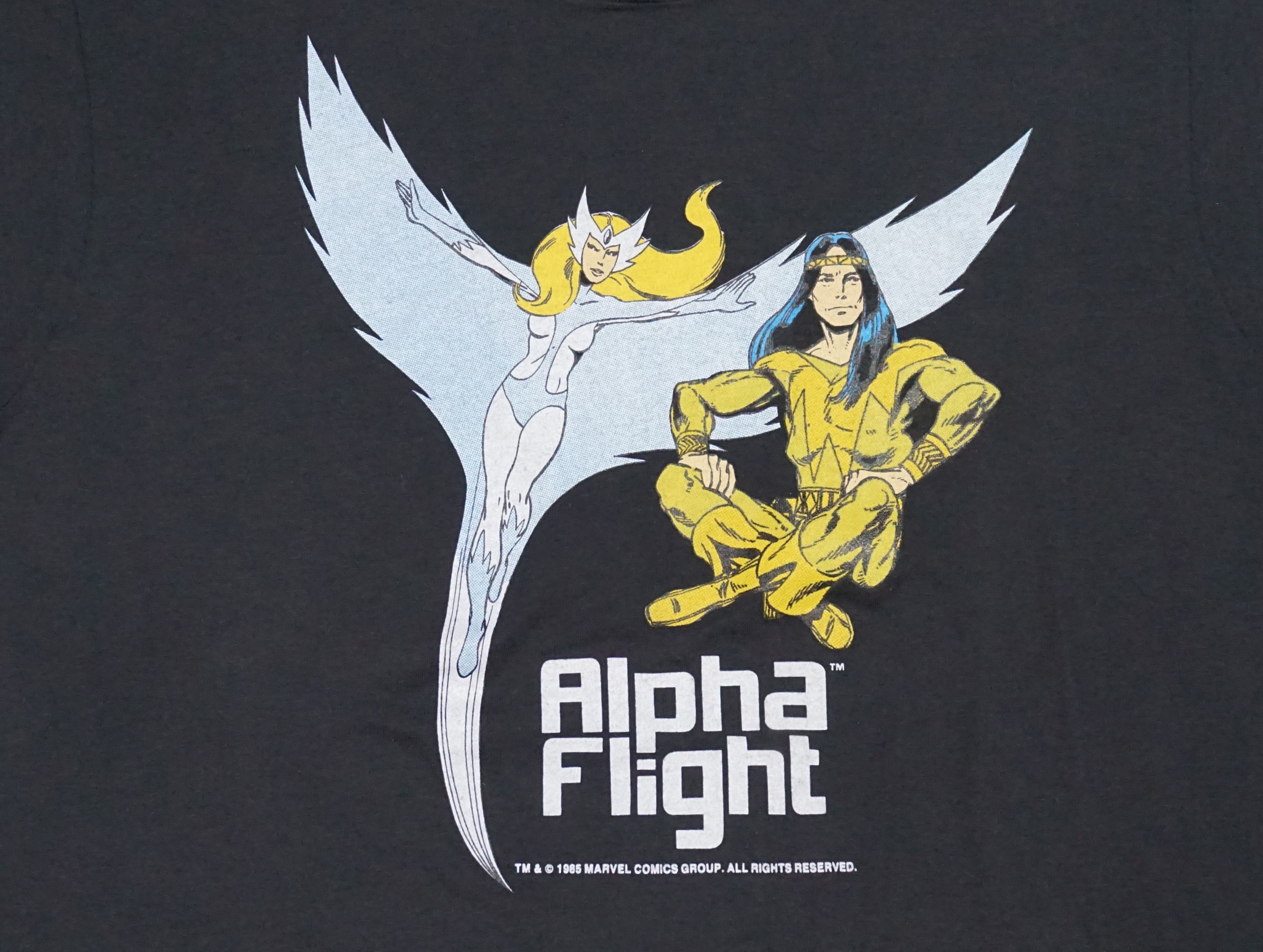 Other 1985 Alpha Flight Marvel Comics graphic T-shirt Size US L / EU 52-54 / 3 - 3 Thumbnail