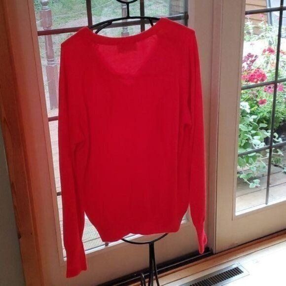 Vintage Pickering Vintage Embroidered "Eagle Ridge" Red Wool V-neck Size US L / EU 52-54 / 3 - 5 Thumbnail