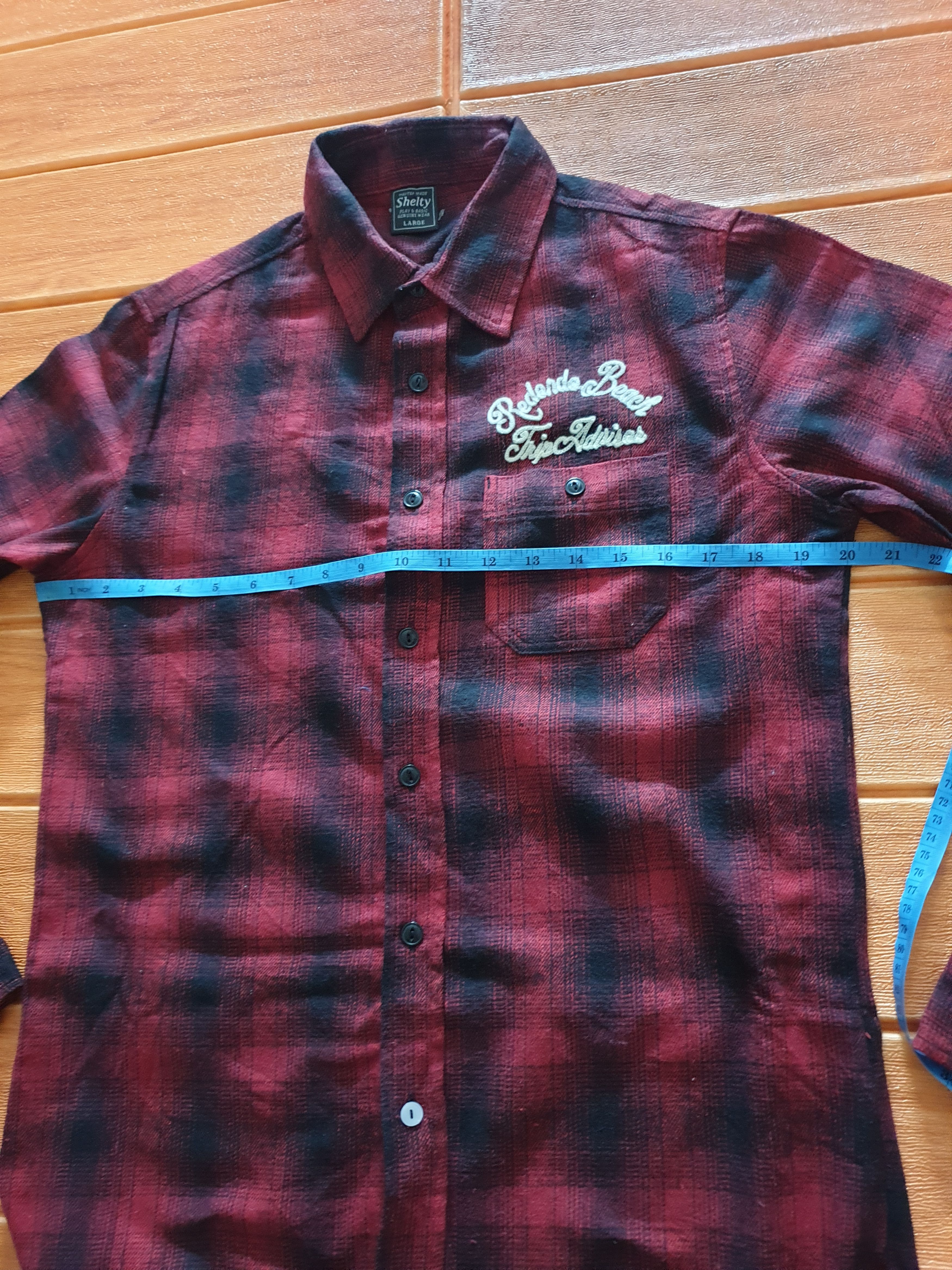 Japanese Brand × PPFM 💥Shelty master made checkered flannel Size US M / EU 48-50 / 2 - 3 Thumbnail