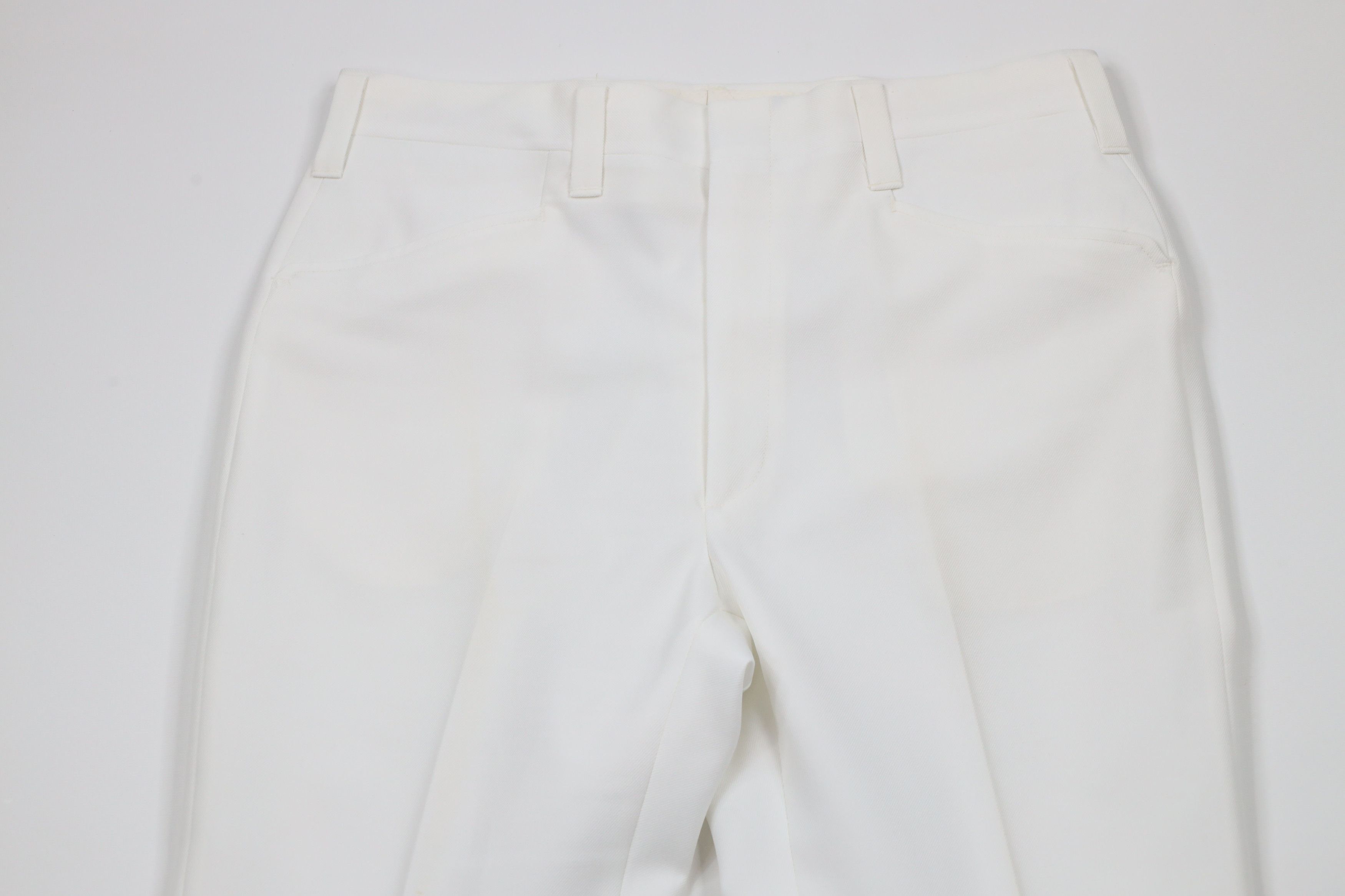 Vintage Vintage 70s Streetwear Flared Wide Leg Chino Pants White USA Size US 33 - 2 Thumbnail