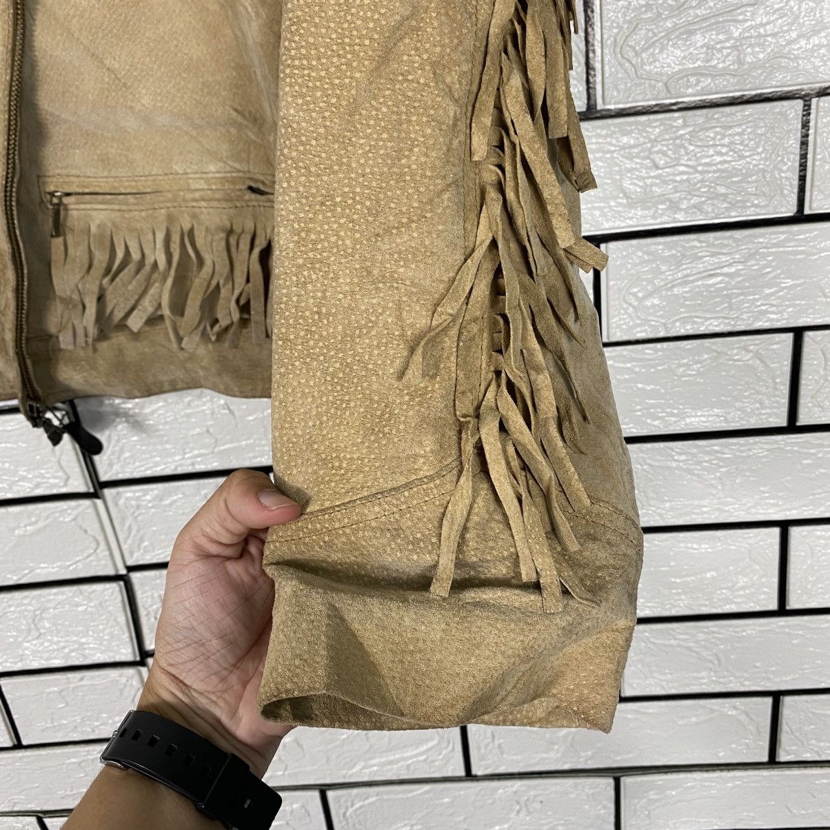 Japanese Brand 📌Vintage Genuine Leather Jacket Creation Cube Issey Miyake Size US M / EU 48-50 / 2 - 18 Thumbnail