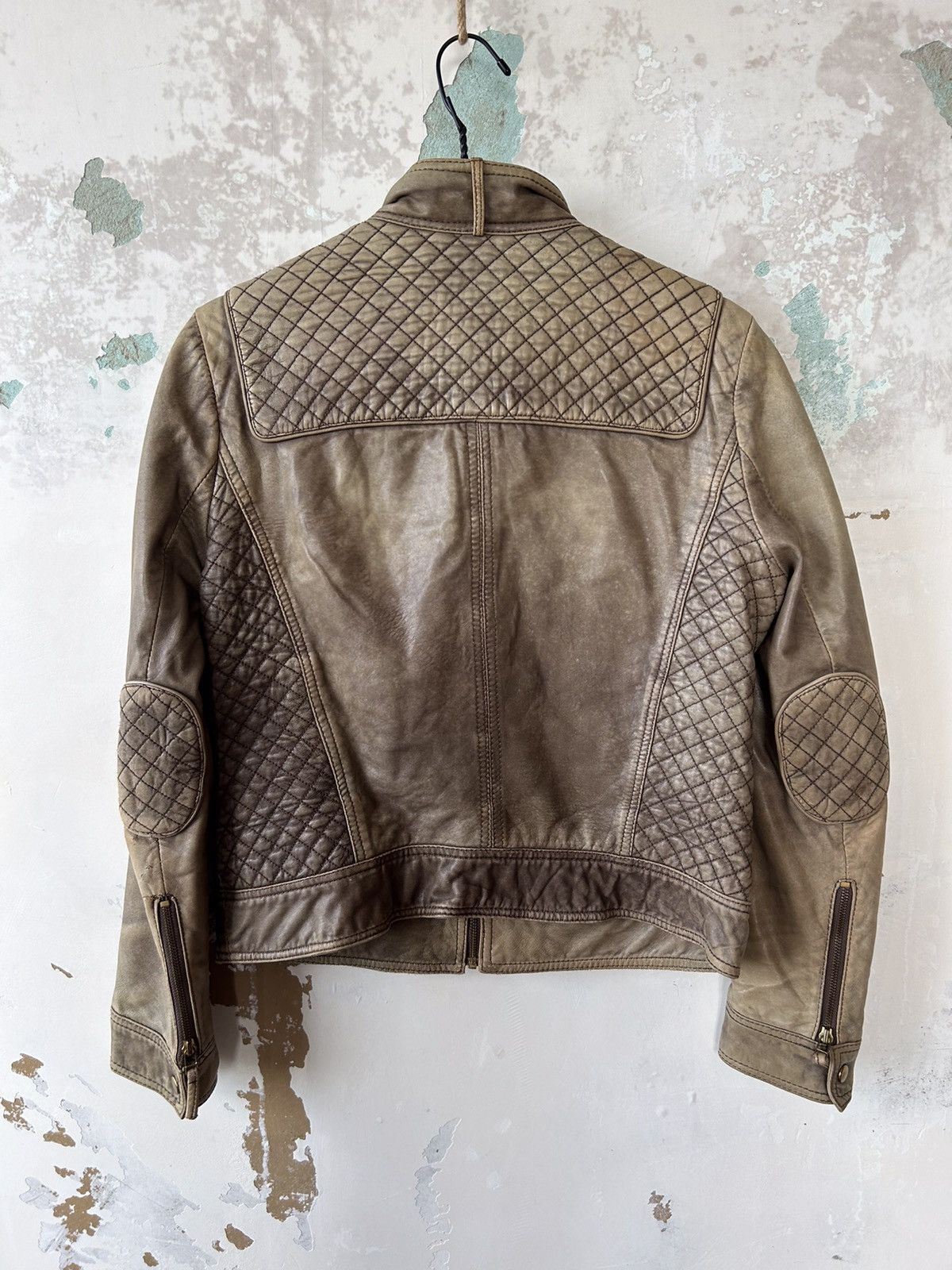 Japanese Brand VINTAGE LEATHER JACKET Size M / US 6-8 / IT 42-44 - 4 Thumbnail
