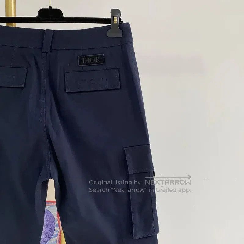 Dior Dior Women's Navy Cotton Casual Pants . Size 31" - 4 Thumbnail